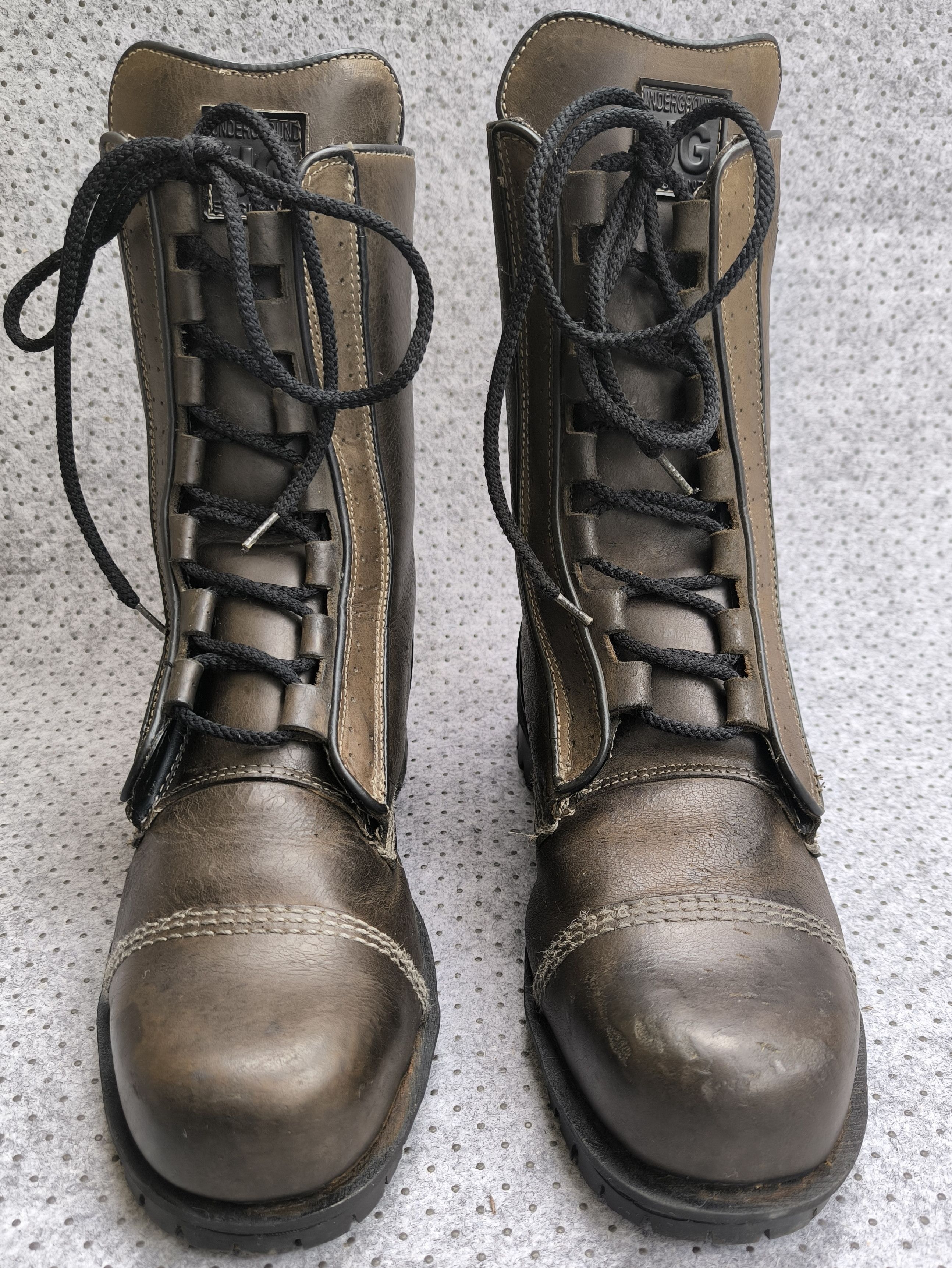 Vintage Vtg UNDERGROUND England steel toe high boot Size US 10 / EU 43 - 3 Thumbnail