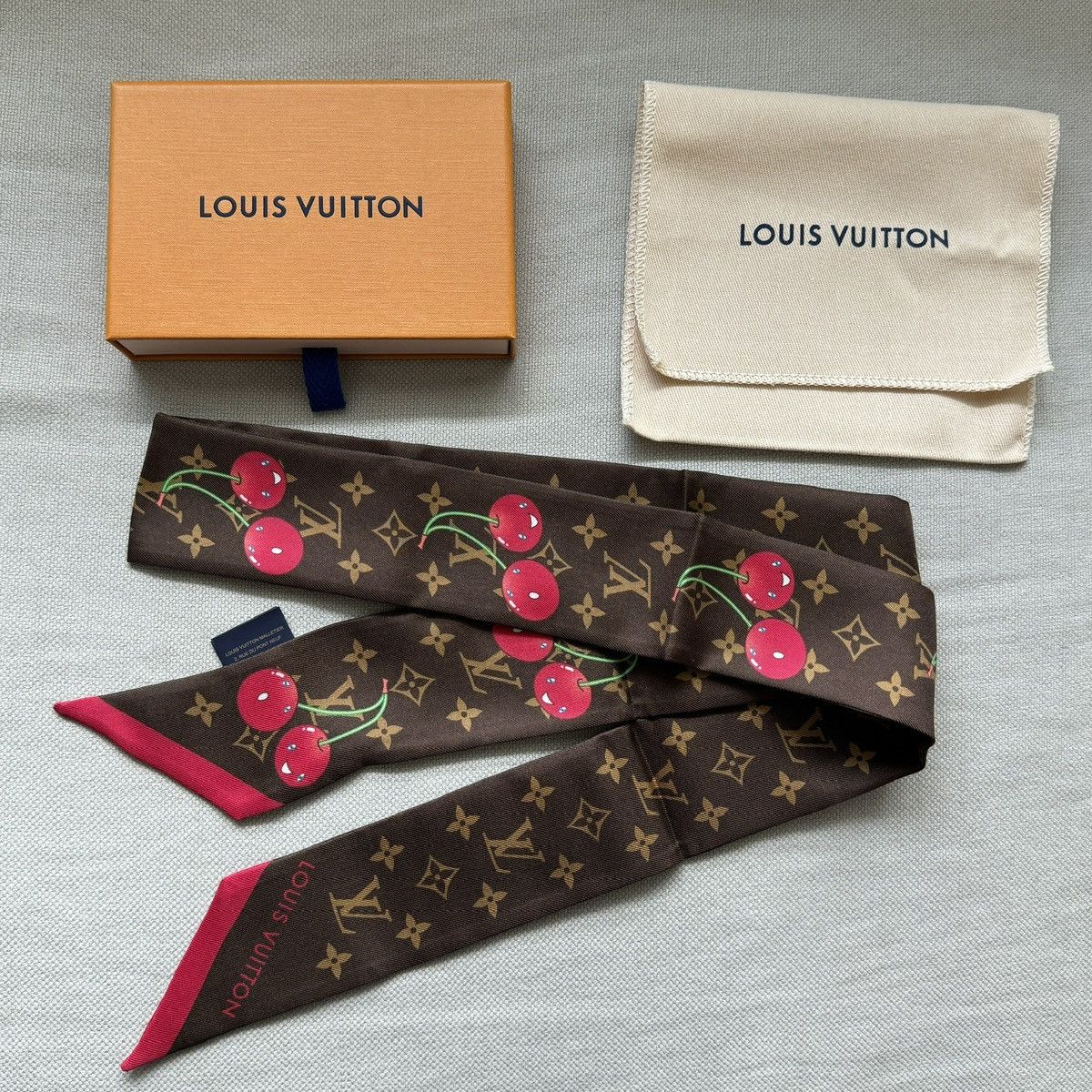 Louis Vuitton × Takashi Murakami Louis Vuitton Takashi Murakami Monogram Cherry Bandeau Size ONE SIZE - 1 Thumbnail