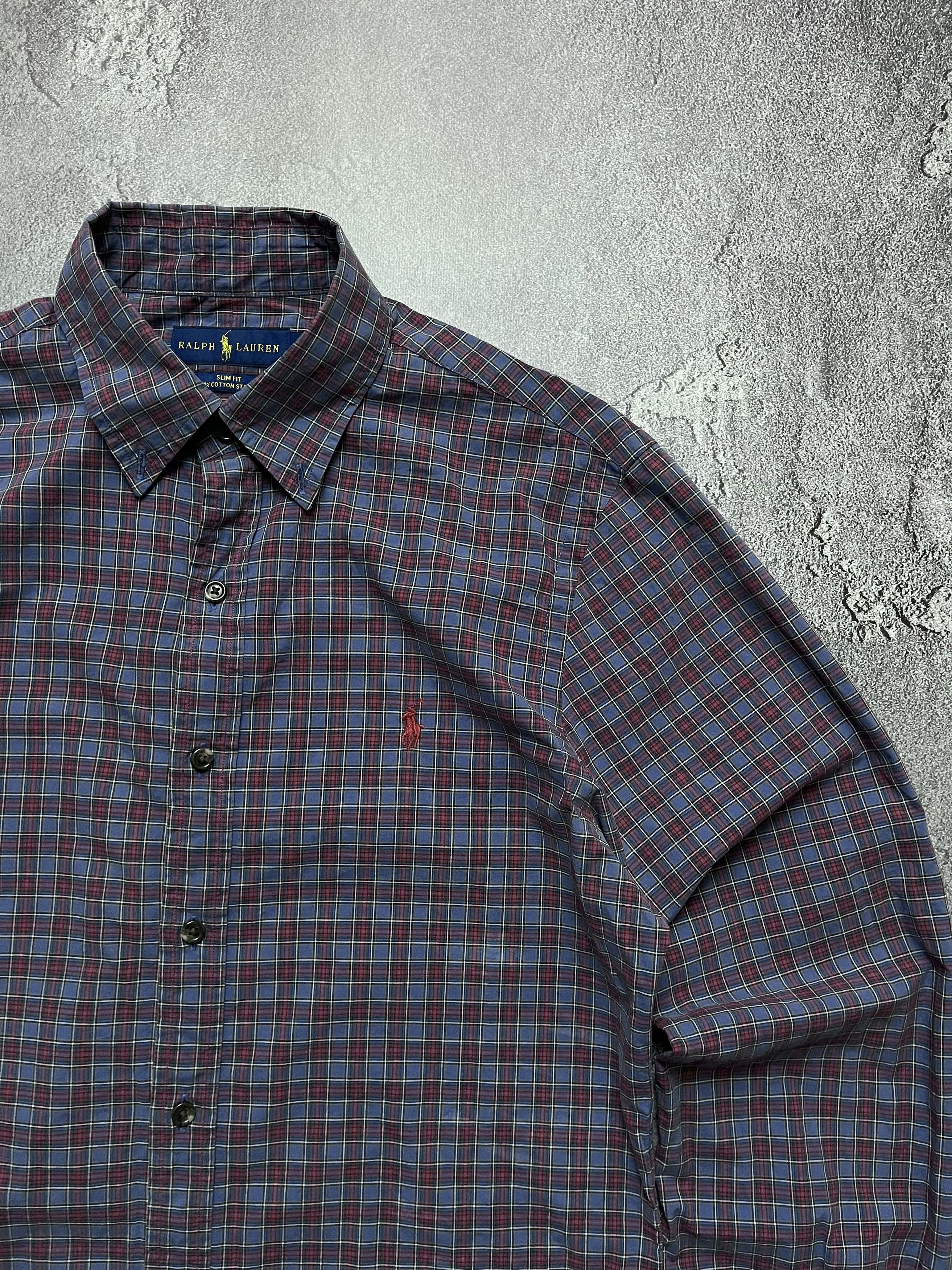 Polo Ralph Lauren Vintage Shirt Button Up Polo Ralph Lauren Big Pony Mens M Size US M / EU 48-50 / 2 - 2 Thumbnail