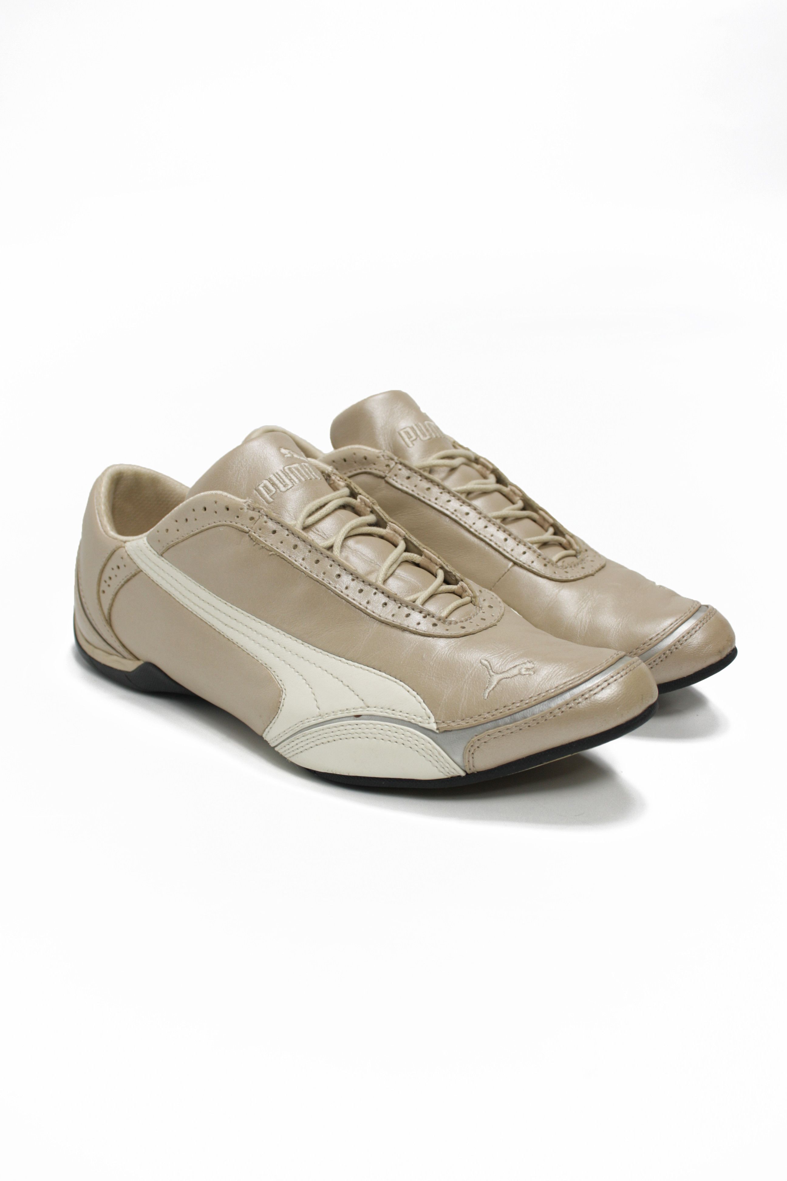 Puma × Vintage Puma 2000s Vintage Driving Leather Japanese Style Sneakers Size US 7.5 / IT 37.5 - 1 Thumbnail