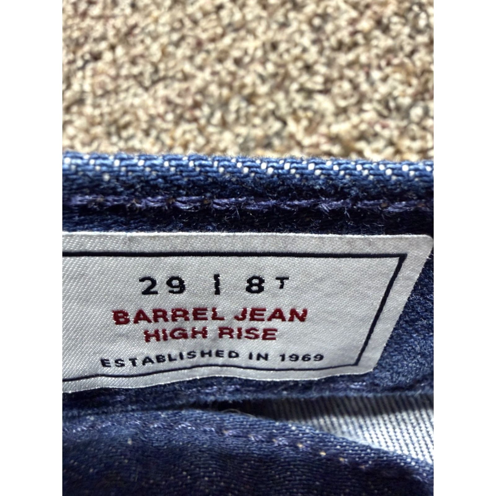 Gap VINTAGE Gap Barrel Women's Jeans Size 8 Tall Blue Denim 8/29 High Rise Mom 90s Womens Jeans Size 30" / US 8 / IT 44 - 4 Thumbnail