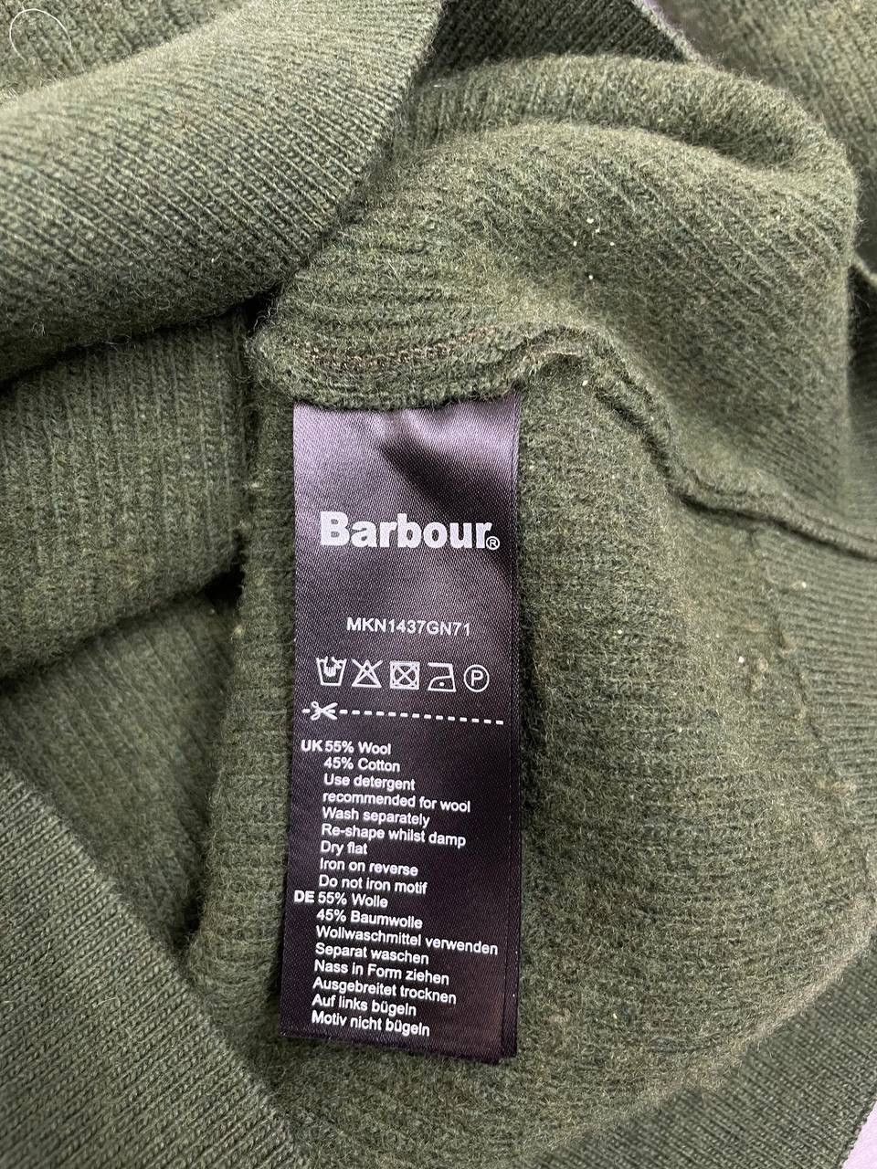 Barbour Barbour International MenSweater Green Crewneck Knit Jumper Size US M / EU 48-50 / 2 - 7 Thumbnail