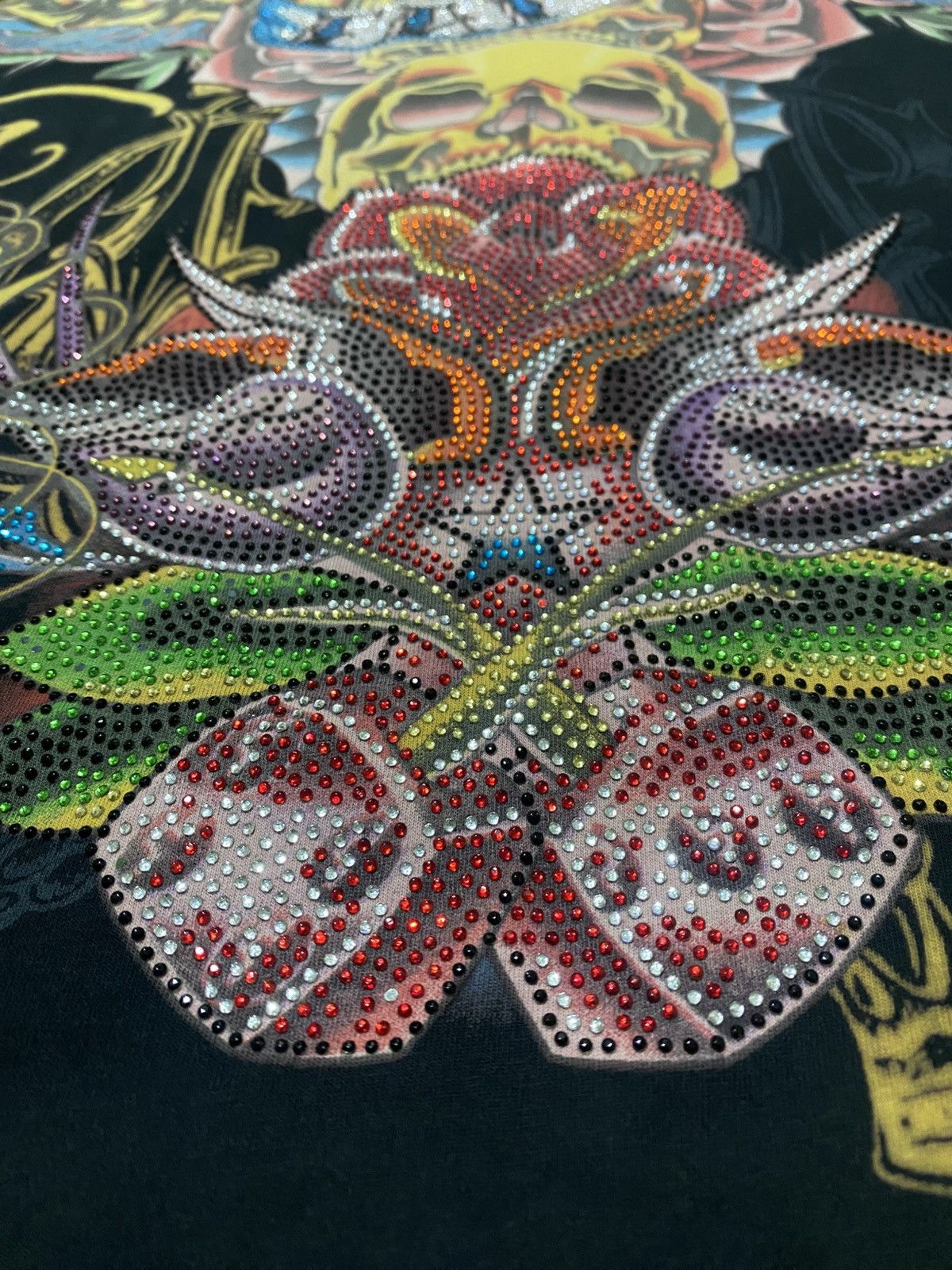 Christian Audigier Ed Hardy By Christian Audiger With Rhinestone Tattoo Artwork Size US XXL / EU 58 / 5 - 3 Thumbnail