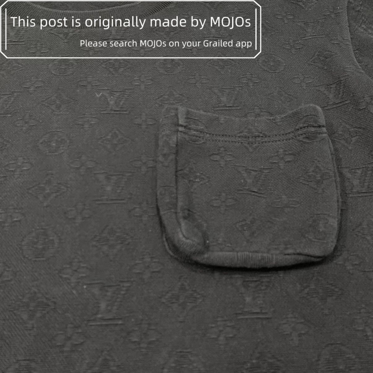 Louis Vuitton Louis Vuitton Monogram Logo Full Print Pocket Tee mojos1647 Size US M / EU 48-50 / 2 - 5 Thumbnail
