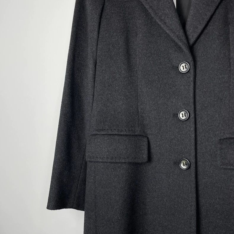 Max Mara Max Mara Solid single-breasted wool midi coat Size M / US 6-8 / IT 42-44 - 8 Thumbnail