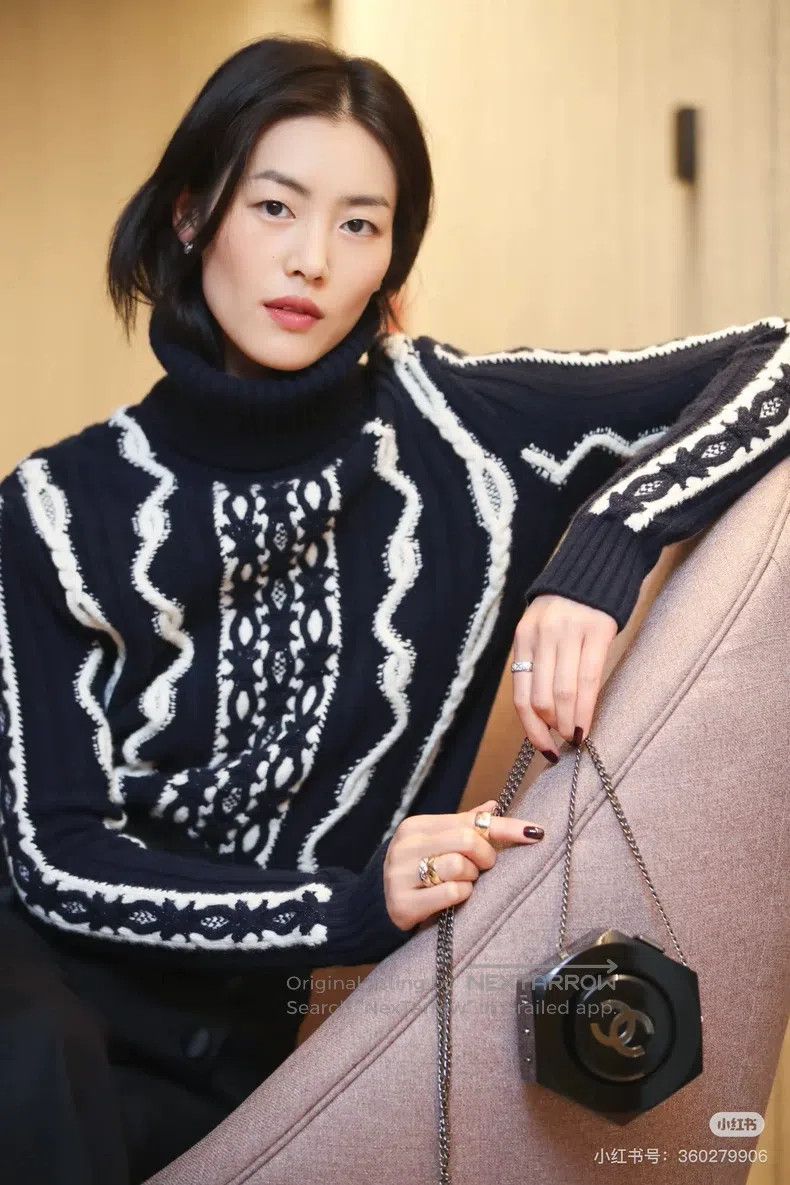 Chanel Chanel German Hamburg series turtleneck striped sweater Size M / US 6-8 / IT 42-44 - 8 Thumbnail