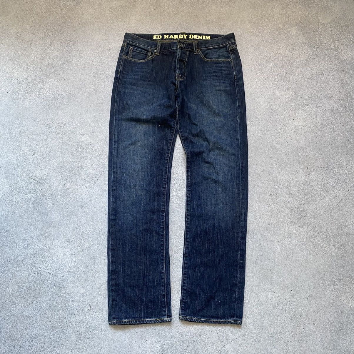 Ed Hardy Vintage Ed Hardy Jeans Baggy Japanese Y2K Size US 34 / EU 50 - 6 Thumbnail