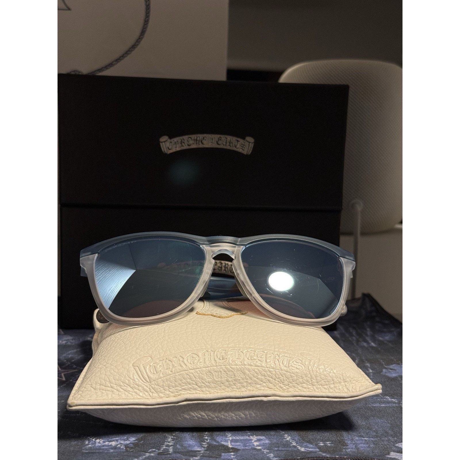 Oakley Oakley Frogskins Range 9503-0558 Blue Prizm Sunglasses Size ONE SIZE - 1 Thumbnail