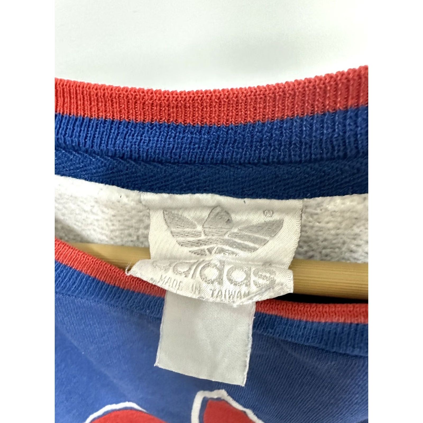 Adidas VTG Adidas Trefoil Color Block Striped Bold Crewneck Sweatshirt Size S Mens Multicolor USA 80s Size US S / EU 44-46 / 1 - 4 Thumbnail