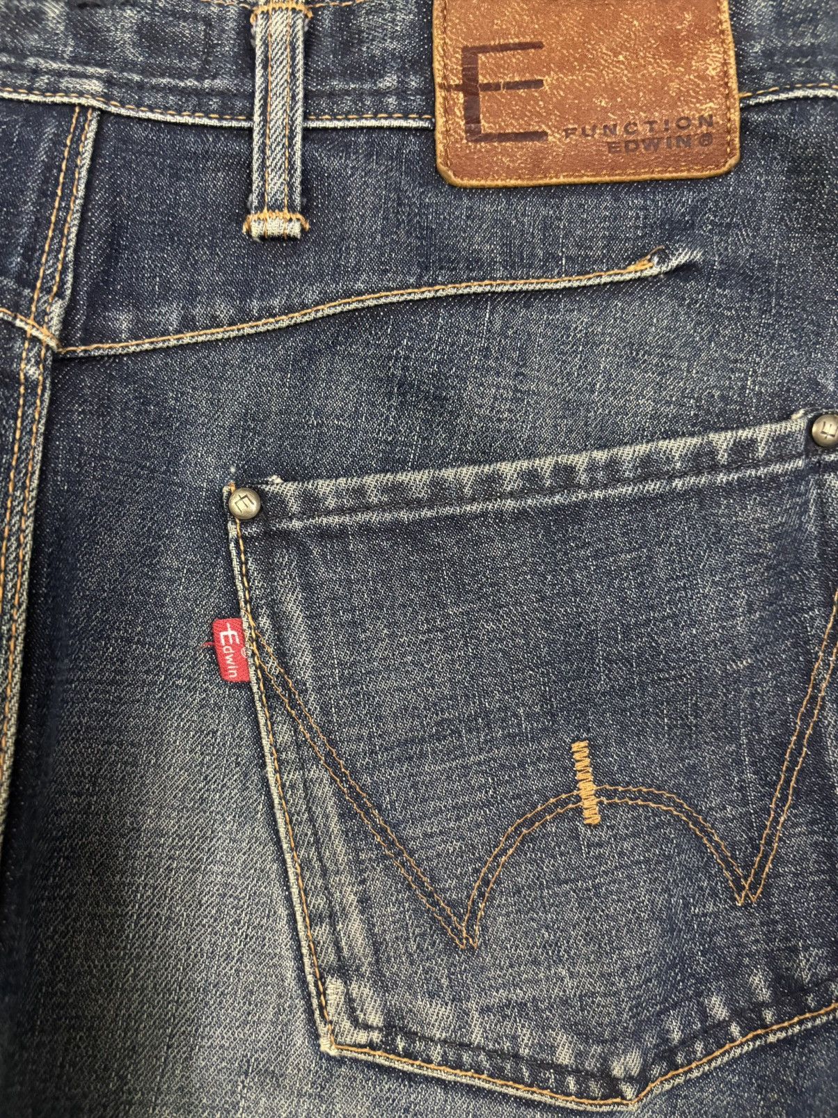 Vintage Edwin E Function Mud Wash Loose Twisted Leg Jeans