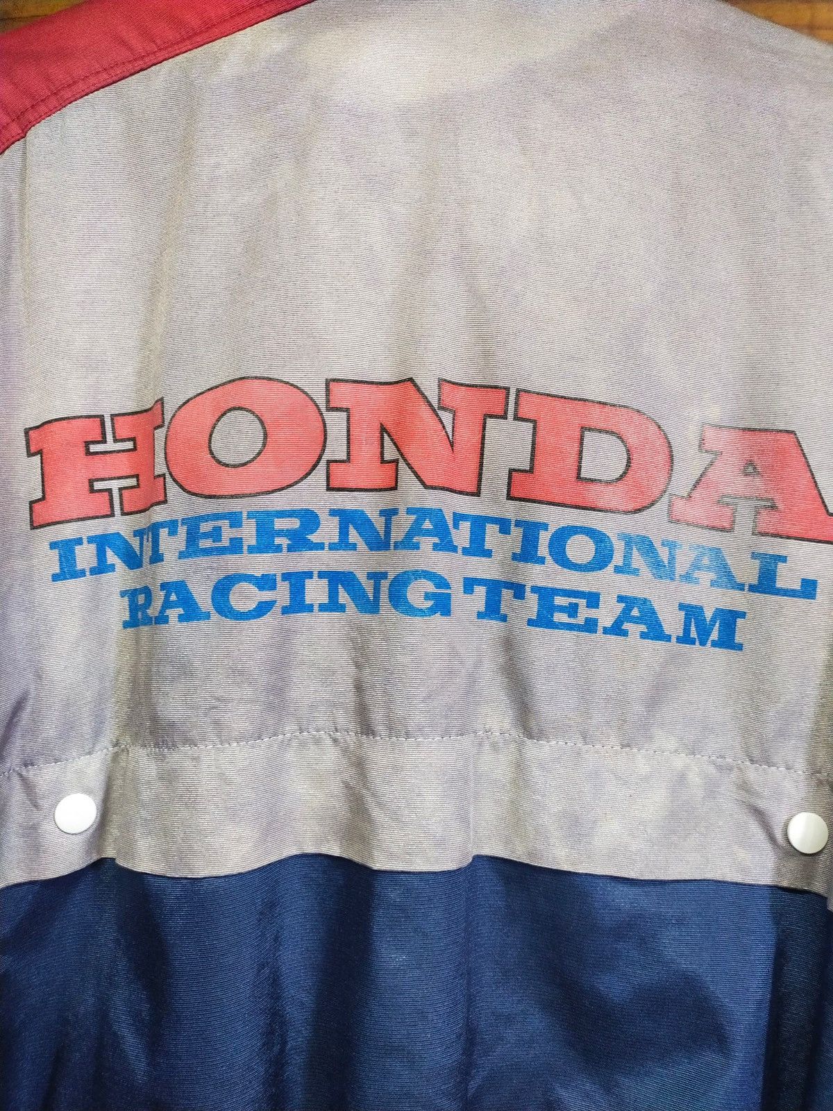 Honda × Vintage Vintage 90s Honda Racing Team Reversible Zipper Jacket Size US L / EU 52-54 / 3 - 5 Thumbnail