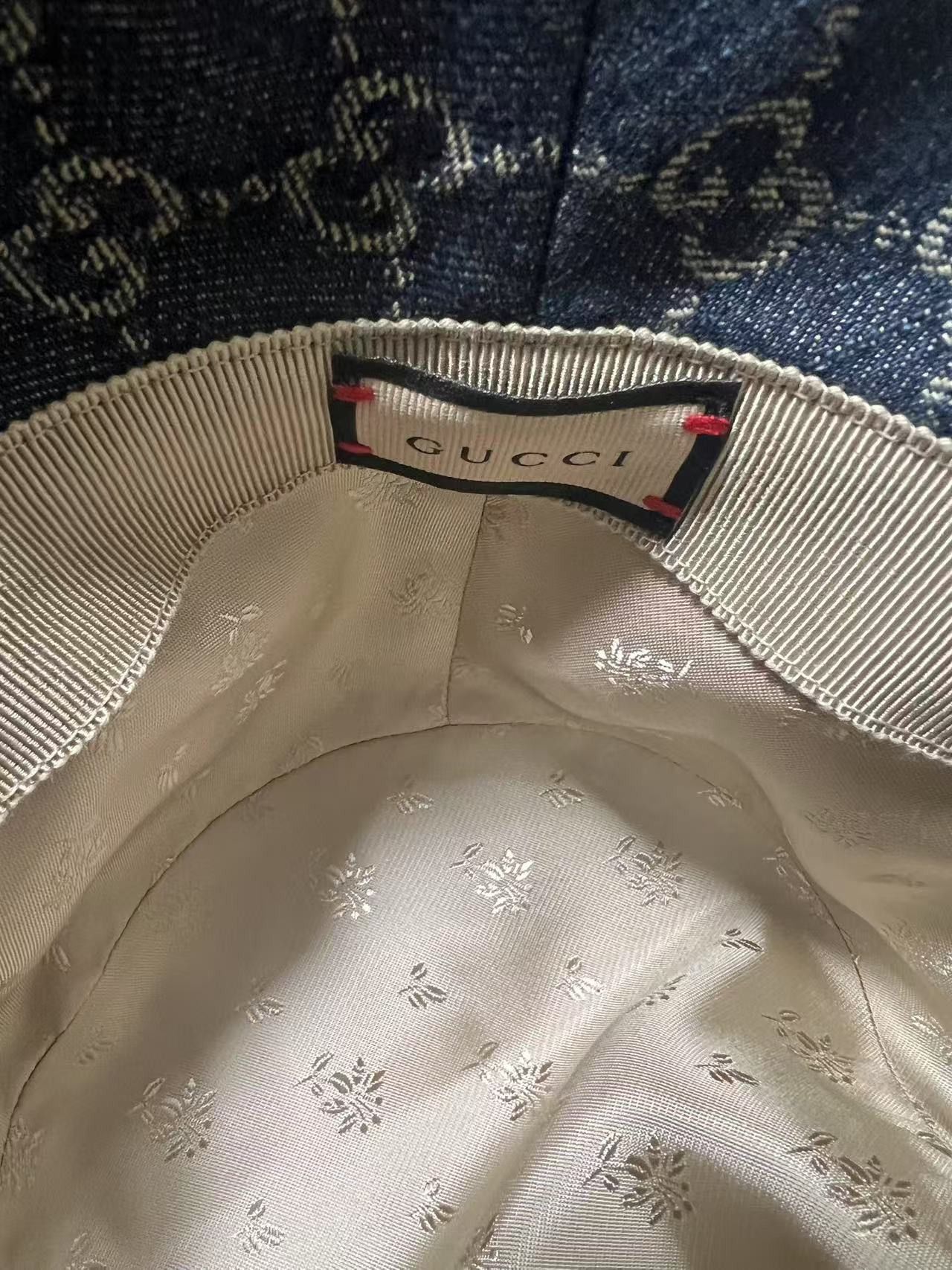 Gucci Gucci GG Denim Bucket Hat Size ONE SIZE - 11 Thumbnail