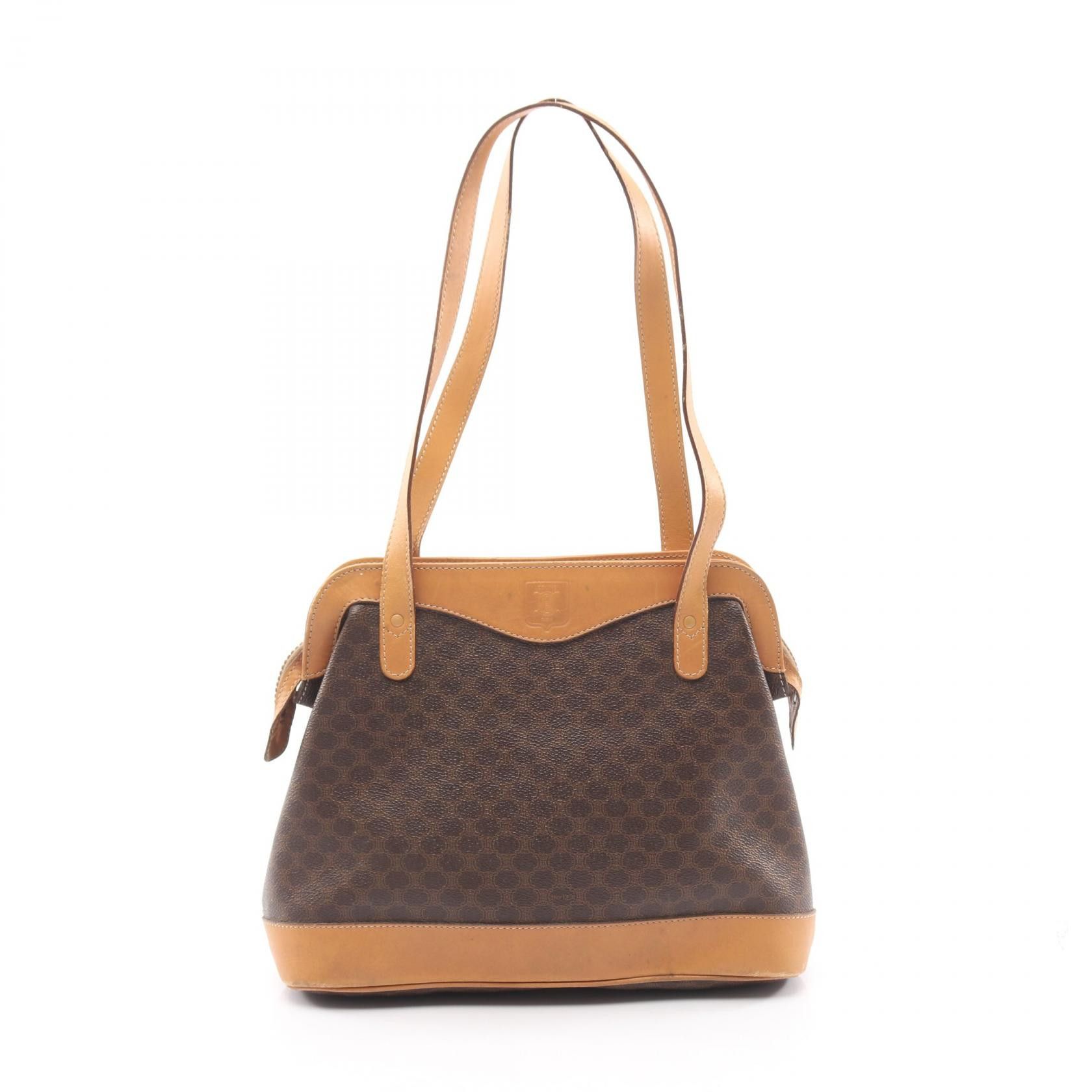 Celine Celine CELINE Macadam Coated Canvas Leather Shoulder Bag Textile Shoulder Bag DUTY FREE for USA Size ONE SIZE - 1 Thumbnail