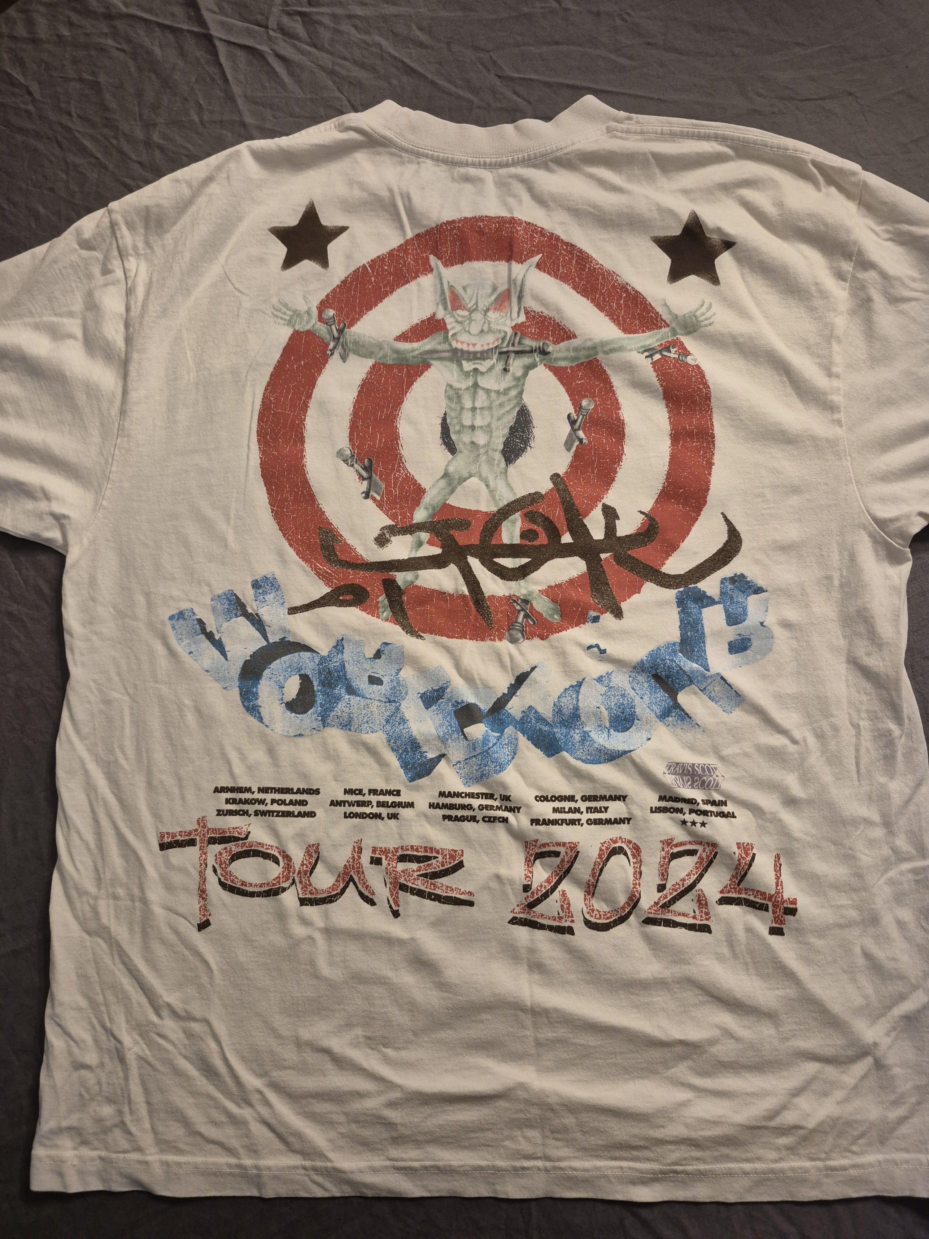 Travis Scott Travis Scott Circus Maximus Utopia Tour Tee Size XL Size US XL / EU 56 / 4 - 2 Thumbnail