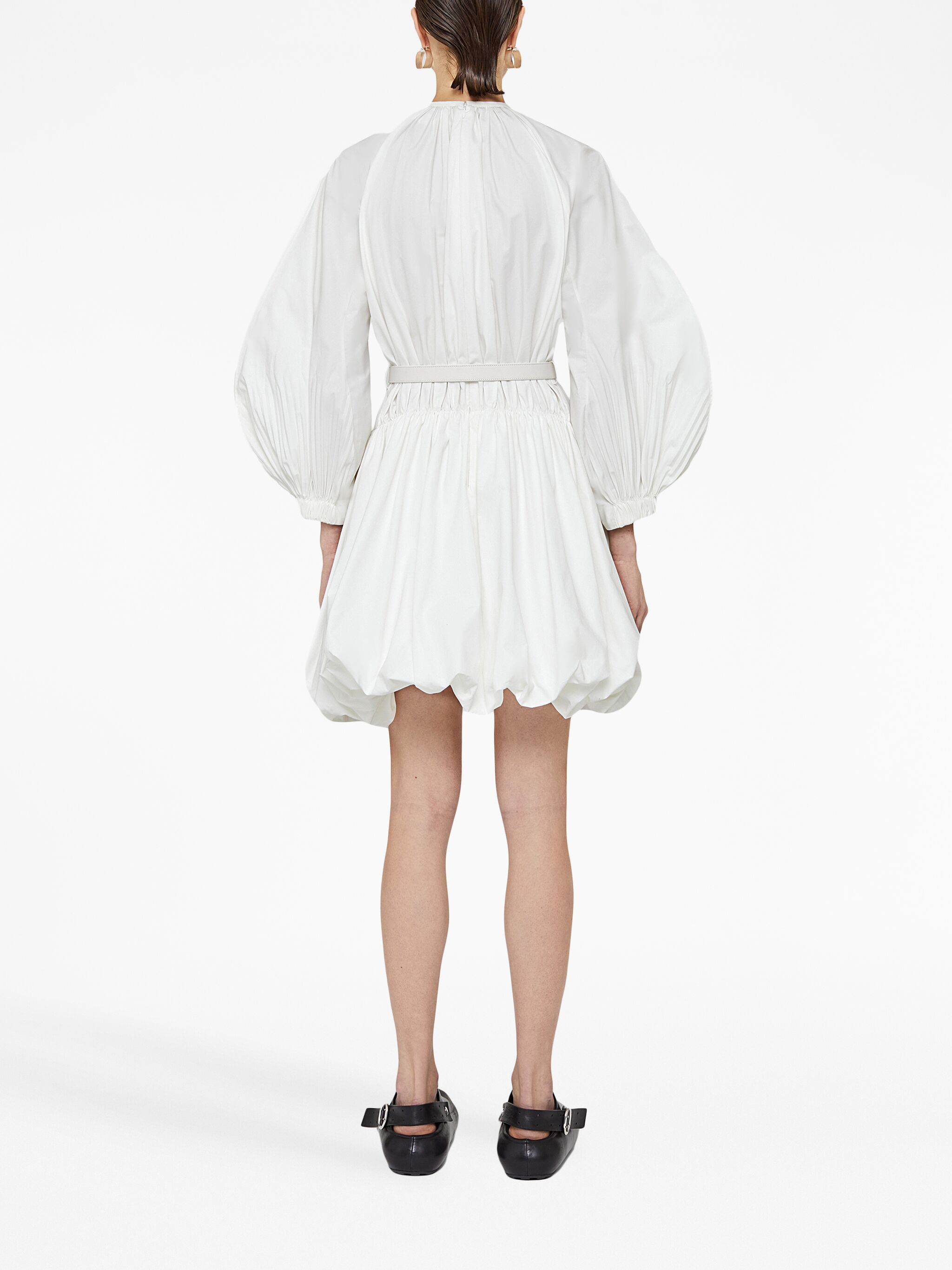Jil Sander o1loc1c1124 Dress in White Size M / US 6-8 / IT 42-44 - 6 Thumbnail