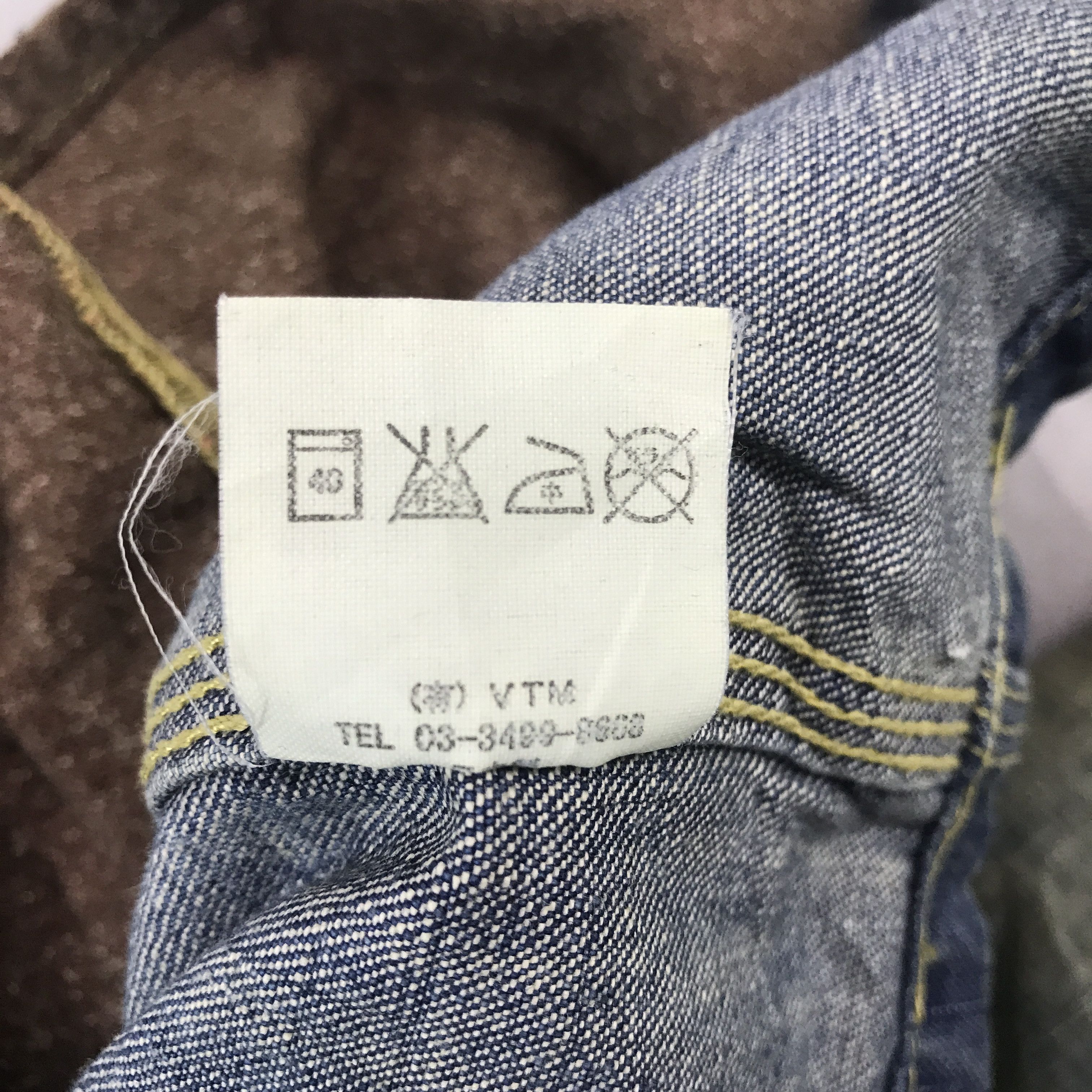 Vintage Vintage Vietim Company Button Rusty denim faded Jacket Size US M / EU 48-50 / 2 - 11 Thumbnail