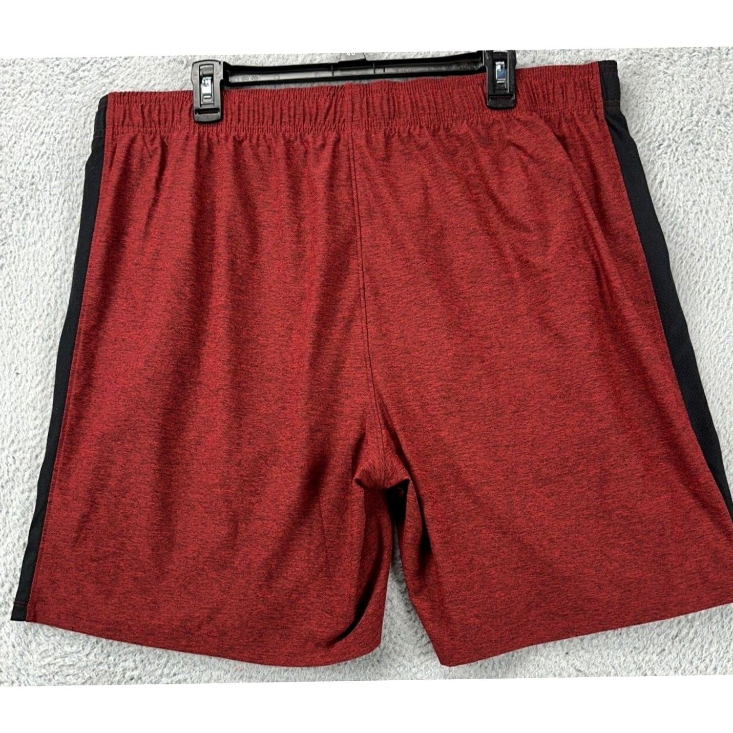 Under Armour Under Armour Shorts Men 2XL Red Black Training Pull On Stretch Elastic Waist NEW Size US 39 - 3 Thumbnail