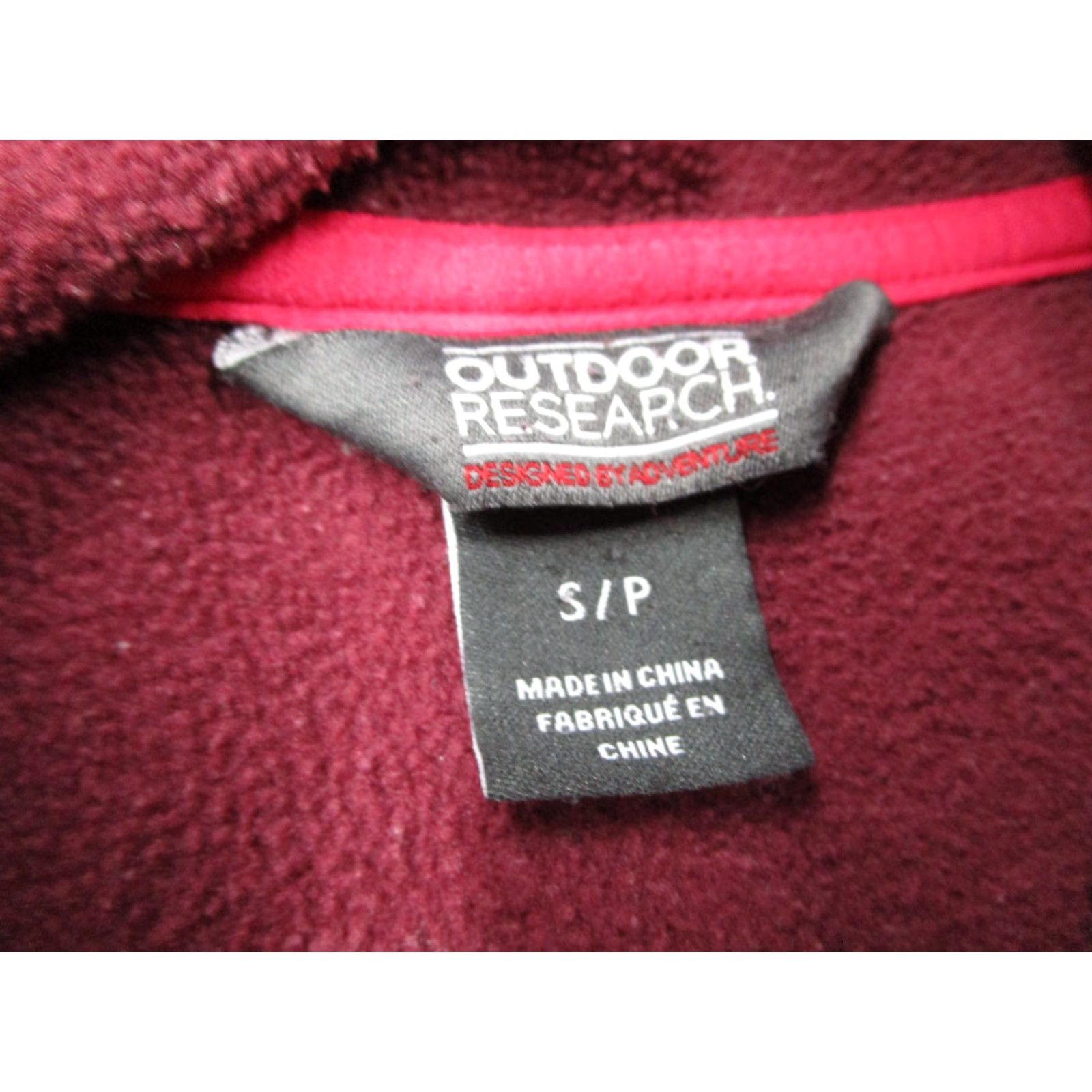 Outdoor Research Outdoor Research Jacket Women Small Red Full Zip Fleece Hike Travel Size S / US 4 / IT 40 - 3 Thumbnail