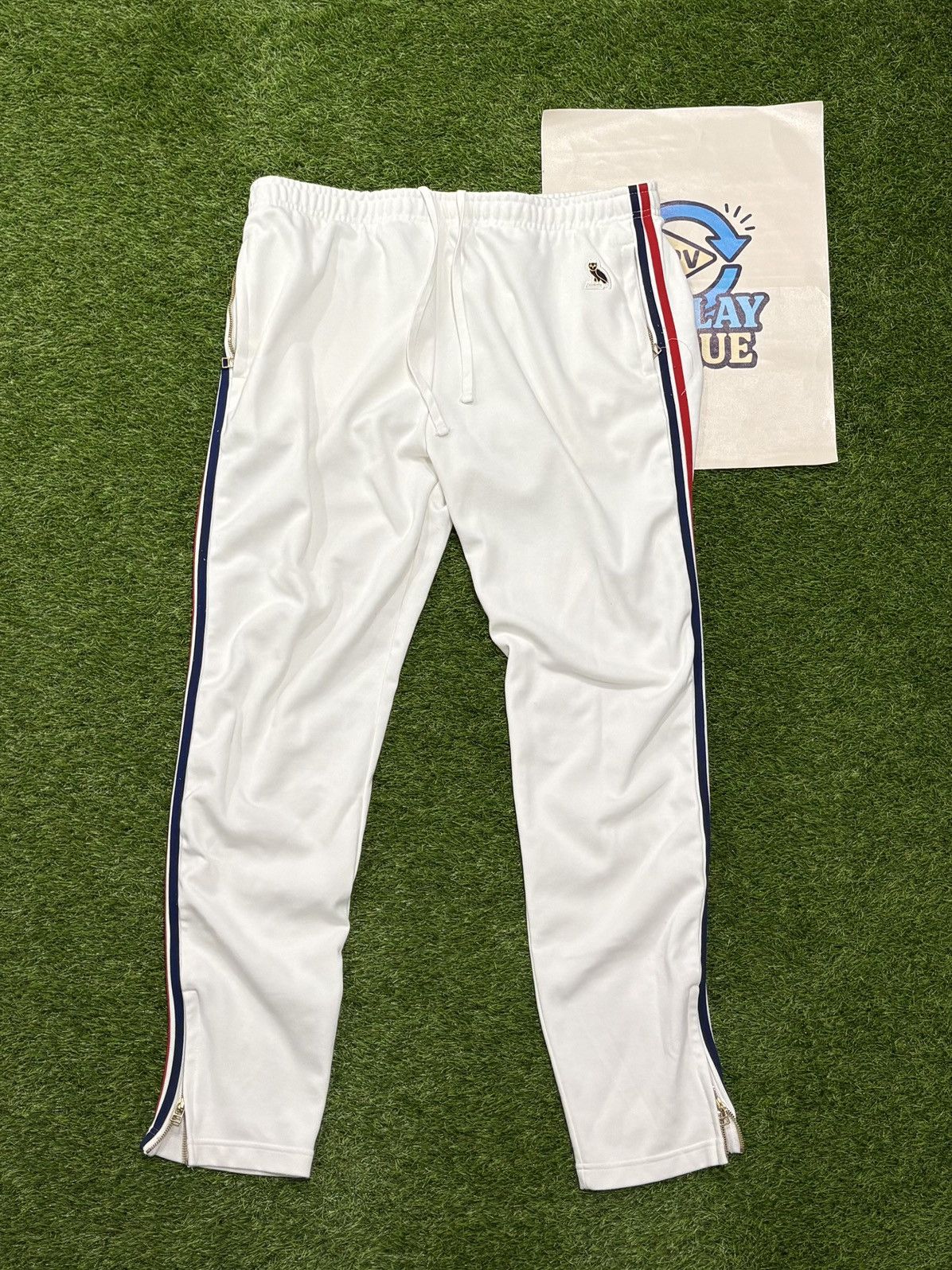 October's Very Own OVO WHITE TRACK PANTS SIZE XXL Size US 36 / EU 52 - 1 Thumbnail