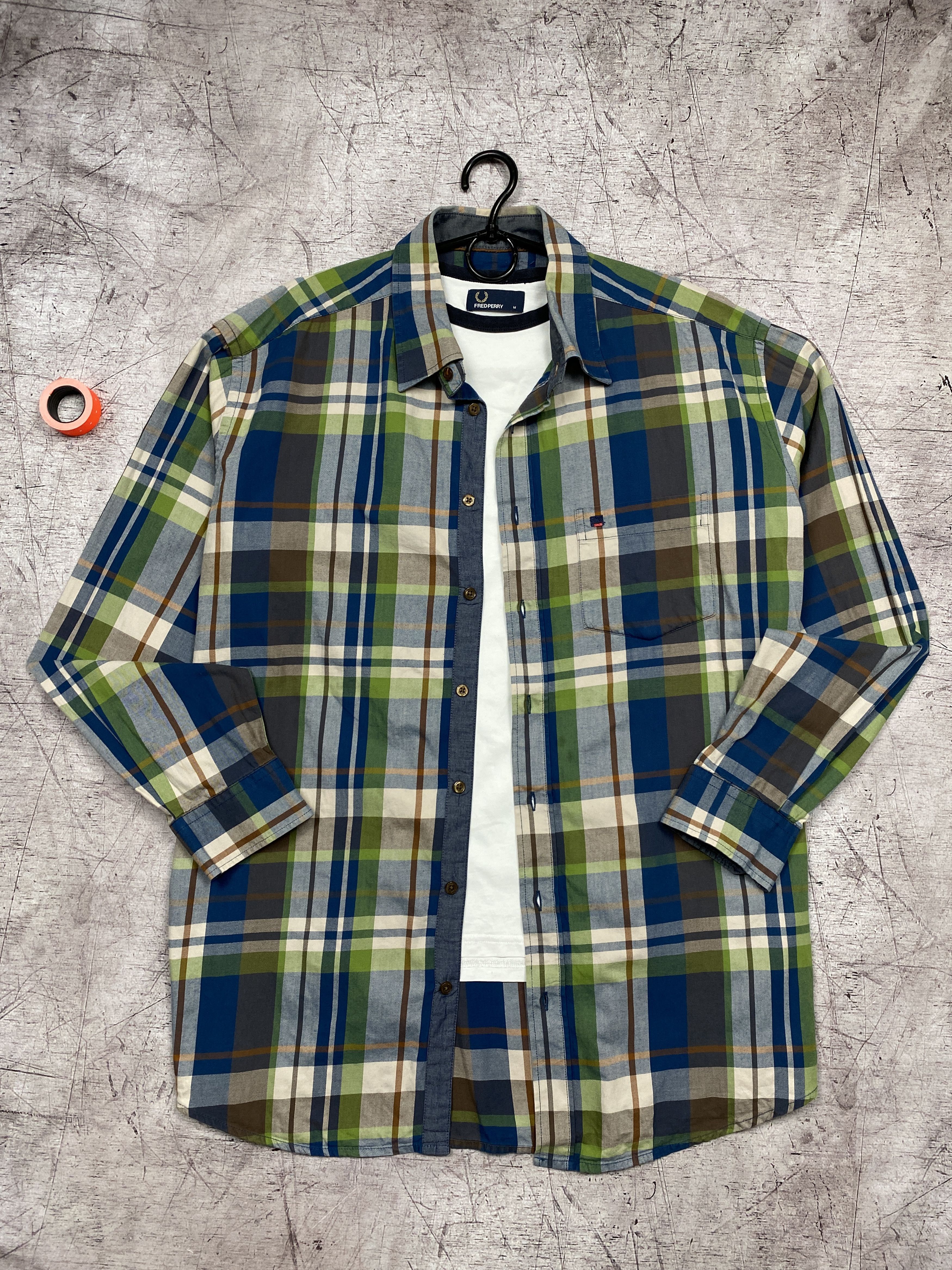 Flannel × Vintage Vintage Mens Plaid Long Sleeve Shirt Size US XL / EU 56 / 4 - 1 Thumbnail