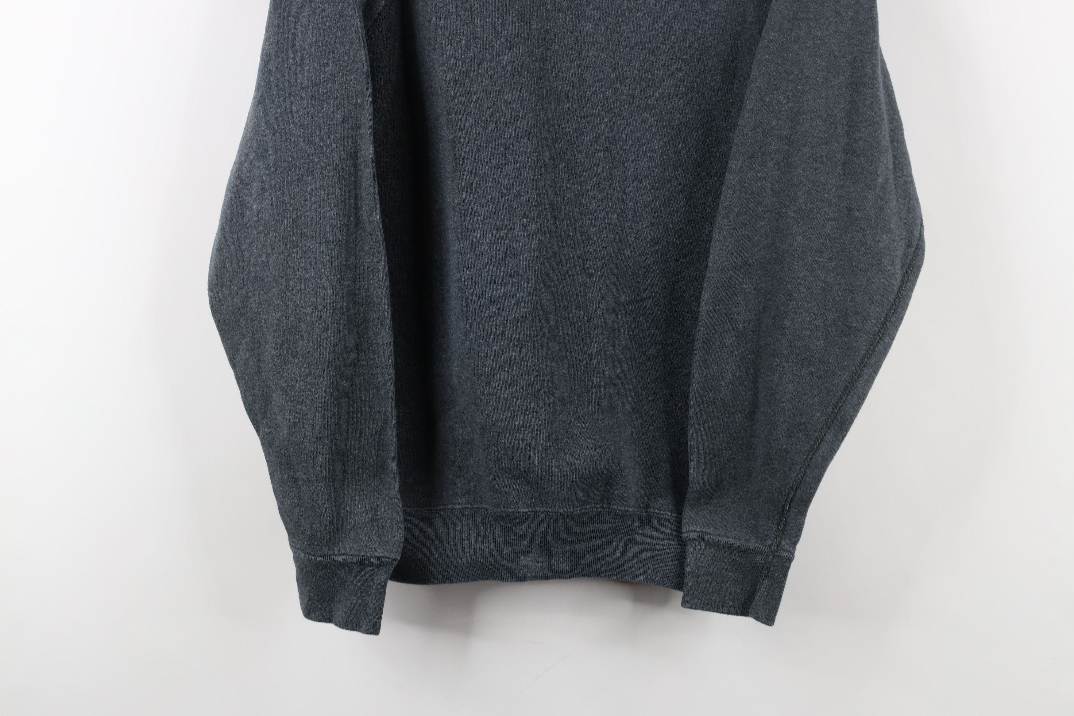 Vintage Vintage 70s 80s Streetwear Blank Raglan Sweatshirt Gray USA Size L / US 10 / IT 46 - 3 Thumbnail