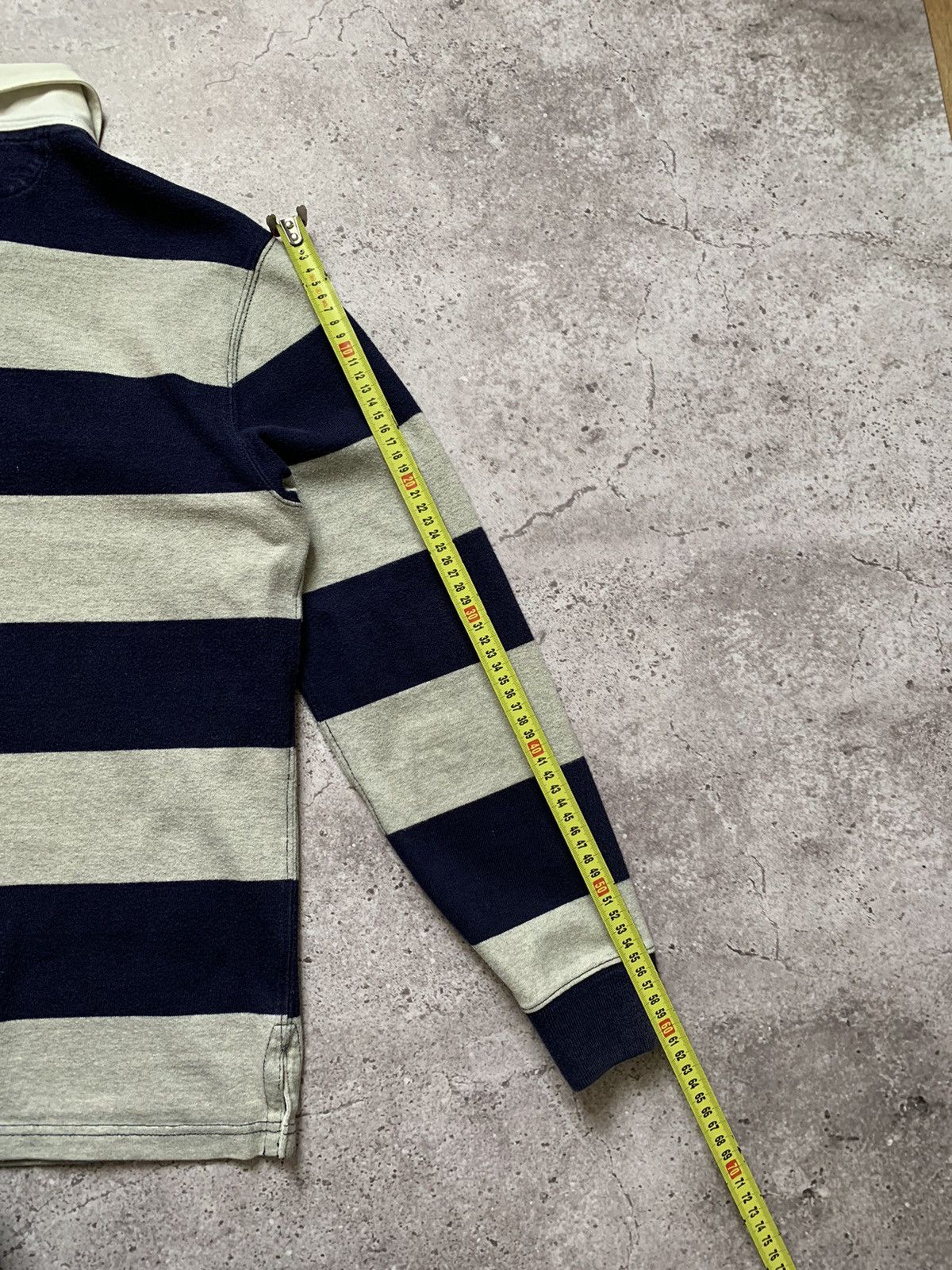Polo Ralph Lauren × Rugby Ralph Lauren × Vintage Vintage Polo Ralph Lauren Stripped Blue Rugby Size US S / EU 44-46 / 1 - 6 Thumbnail