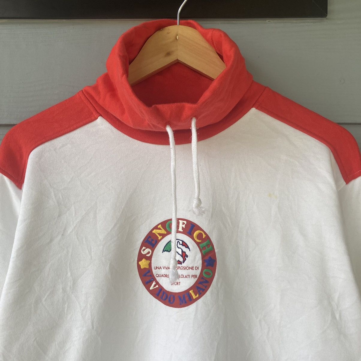Vintage Vintage 90s Seno Fich Vivido Milano Jumper Size US M / EU 48-50 / 2 - 4 Thumbnail