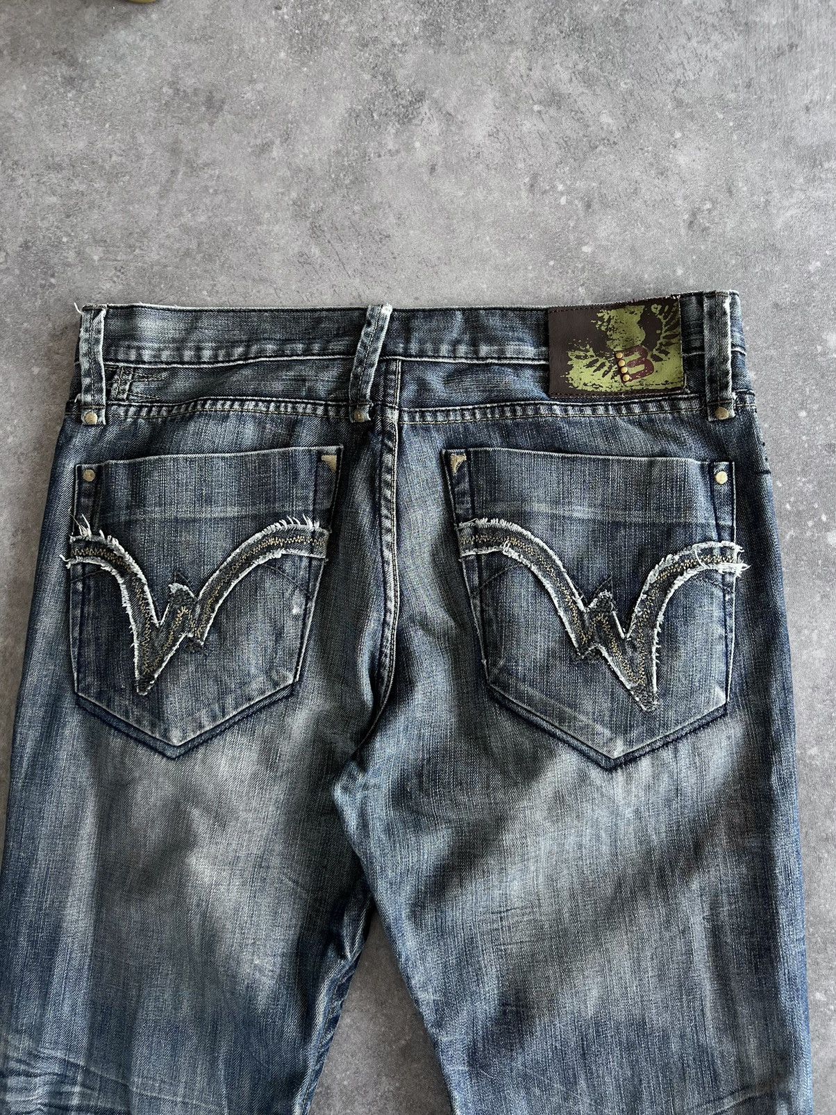 Vintage Vintage y2k BootCut Denim Pants Opium Avant Garde 00s Size US 36 / EU 52 - 9 Thumbnail