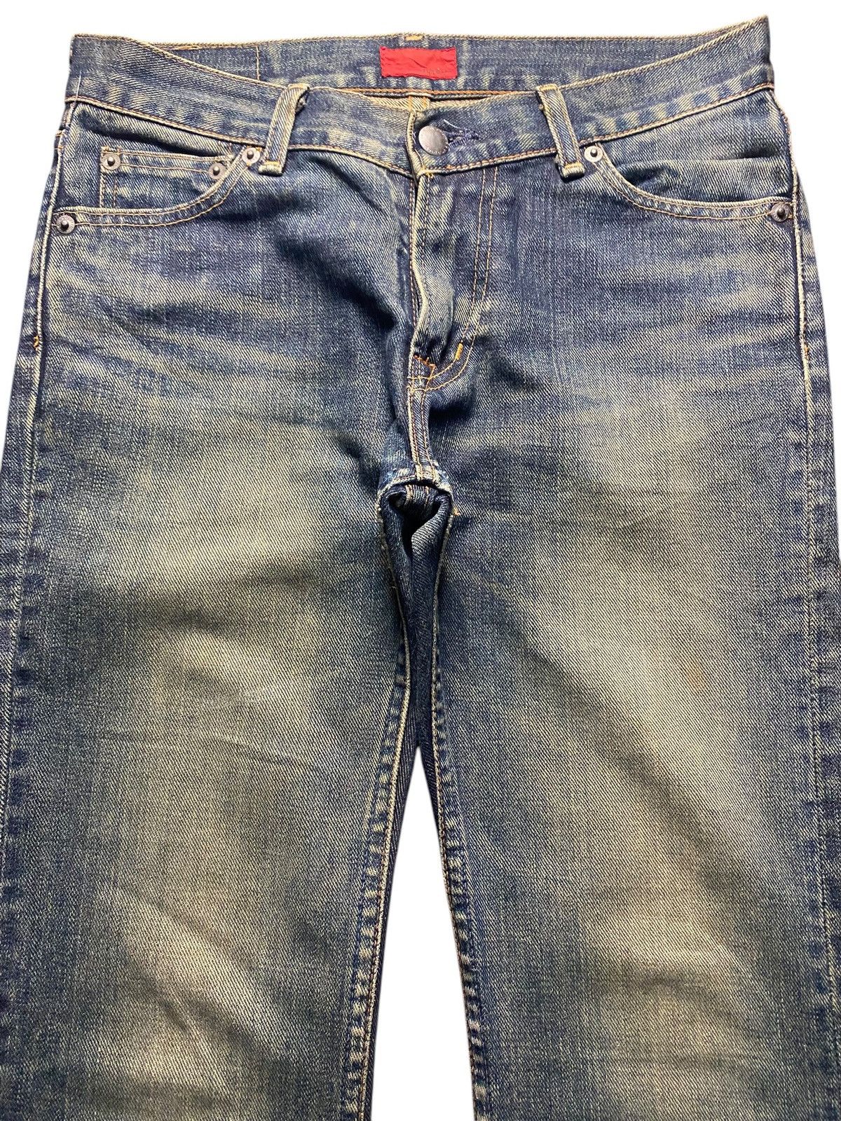 Japanese Brand Japanese Brand D’un Da dix Mud Wash Bootcut Style Jeans Size US 30 / EU 46 - 5 Thumbnail