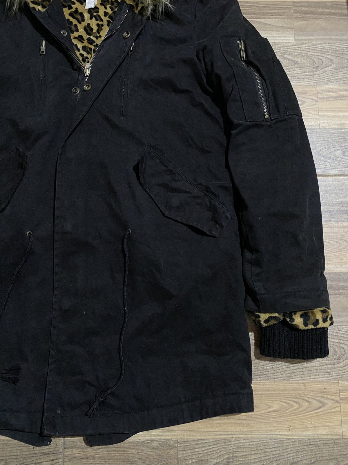 Attachment 💥NEED GONE💥 ATTACHMENT GOTHIC PUNK FUR JACKET BLACK WASHED Size US L / EU 52-54 / 3 - 3 Thumbnail