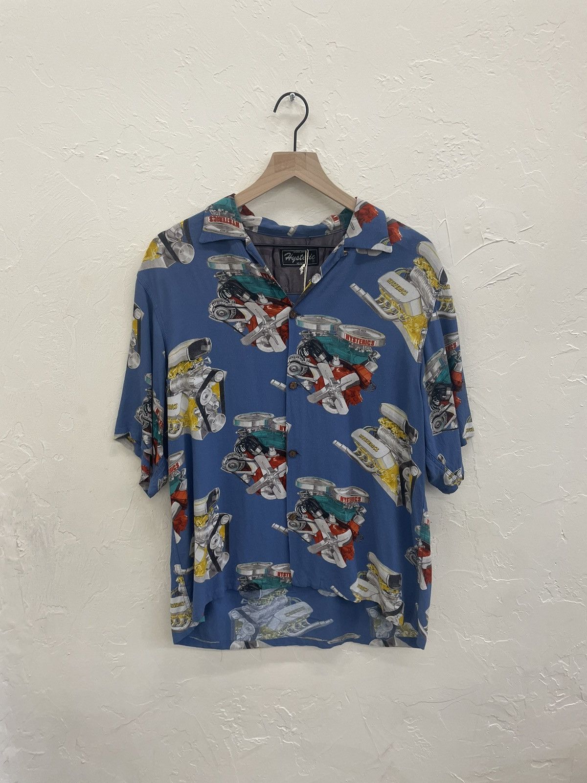 Hysteric Glamour Engine Rayon Button Up Shirt Size US M / EU 48-50 / 2 - 1 Thumbnail