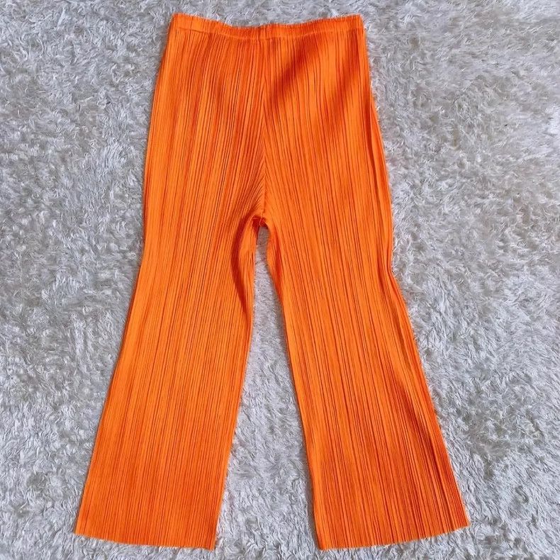 Issey Miyake issey miyake size:2 Orange casual pants 2506-Nextarrow Size 31" - 7 Thumbnail