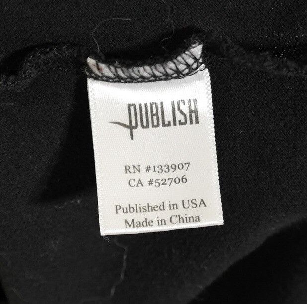 Publish Publish Long Sleeve Rugby Polo Shirt Mens Sz L Size US L / EU 52-54 / 3 - 9 Thumbnail