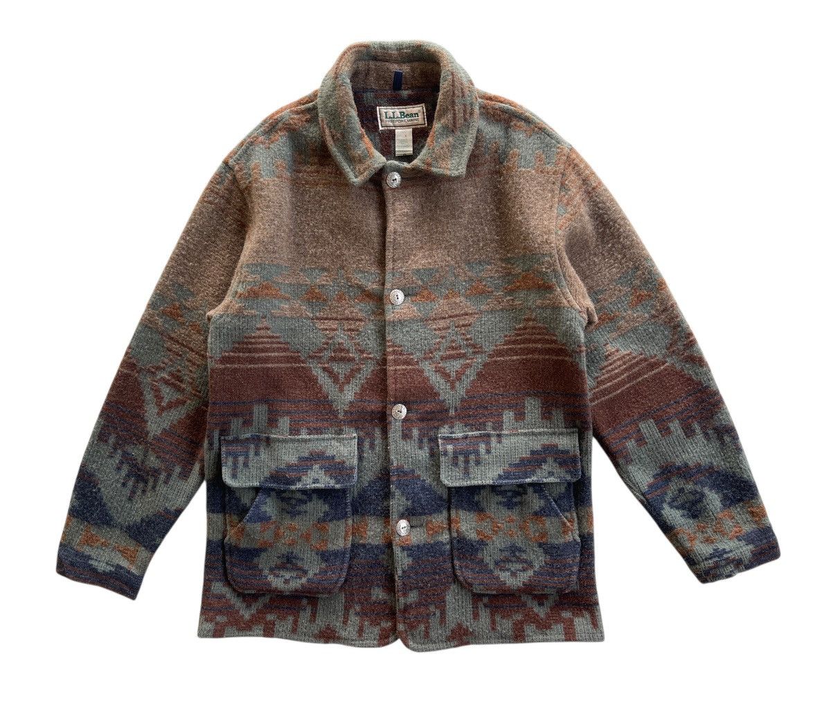 L.L. Bean 70s L.L.Bean Native Printed Jacket Size US M / EU 48-50 / 2 - 2 Thumbnail