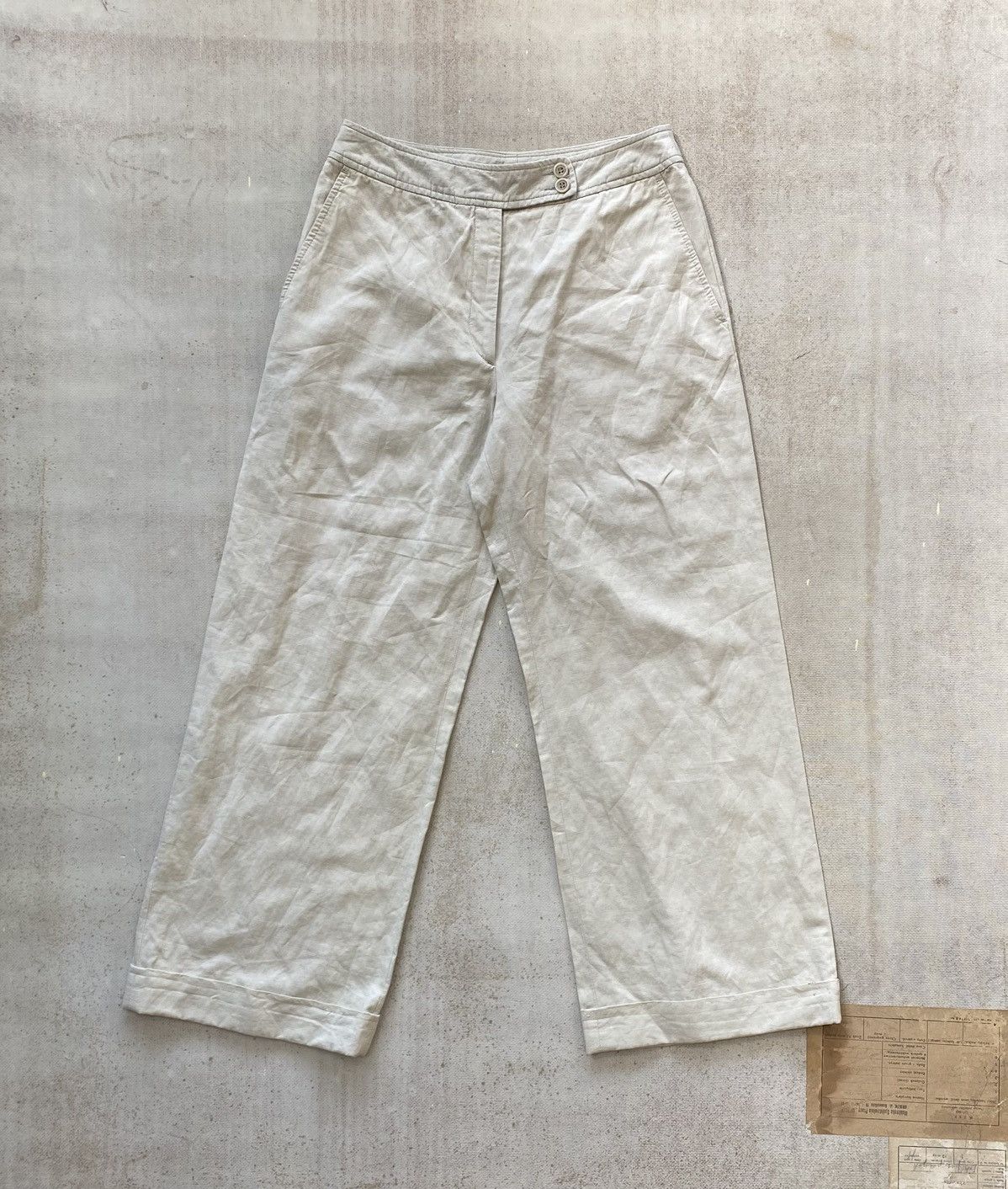 Dries Van Noten Dries Van Noten Linen Pants Size 28" / US 6 / IT 42 - 1 Thumbnail