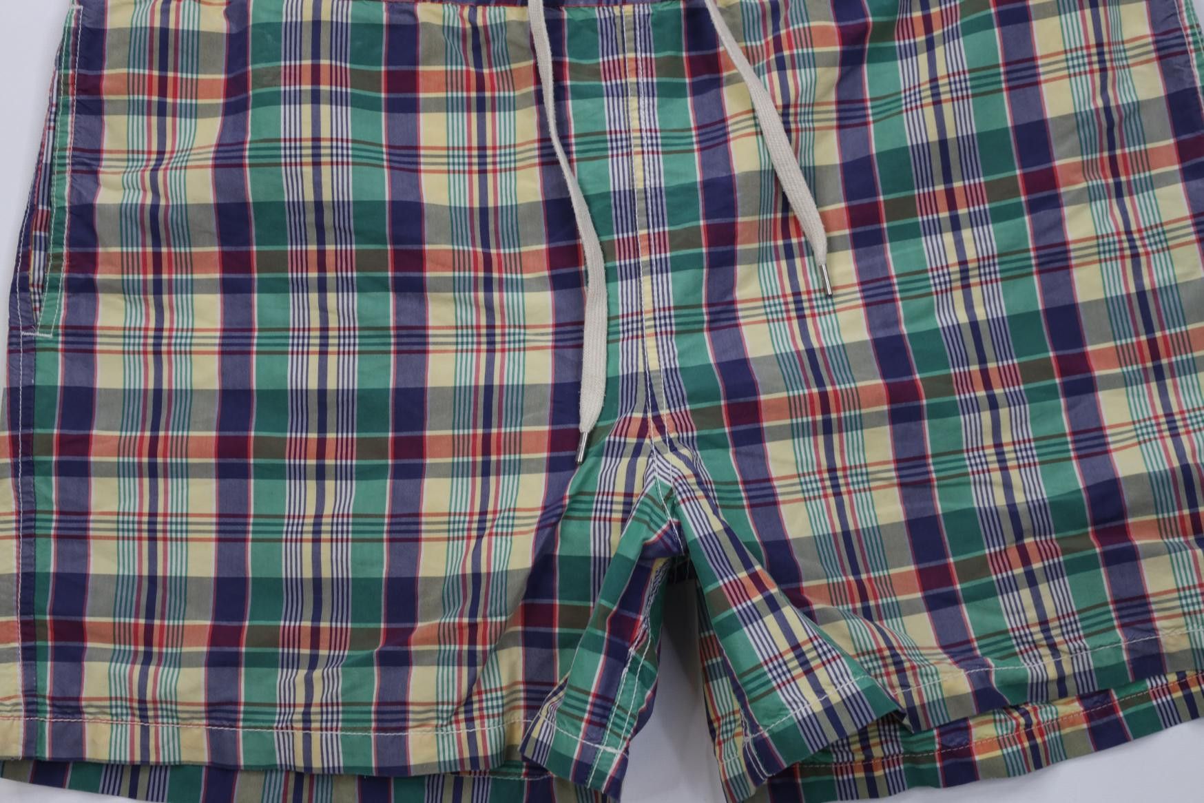 Polo Ralph Lauren Vintage 90s Y2K Ralph Lauren Madras Lined Shorts Swim Trunk Size US 34 / EU 50 - 3 Thumbnail