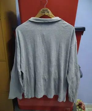 Vintage VINTAGE Le Coq Sportif France Long Sleeve Polo Grey Size US L / EU 52-54 / 3 - 3 Thumbnail