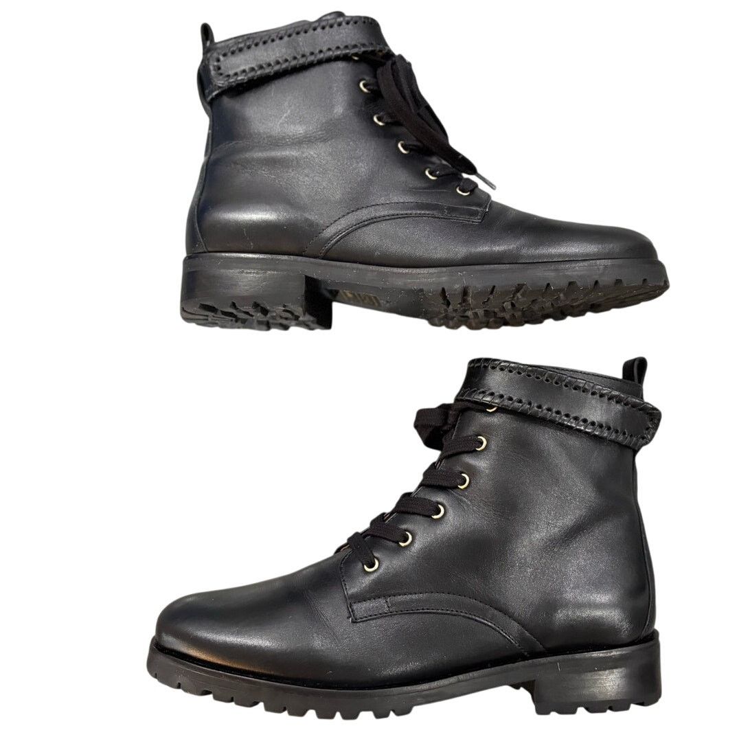 Jack Rogers Jack Roger’s Peyton Bootie Motorcycle Combat Boots Black 8M Size US 8 / IT 38 - 4 Thumbnail