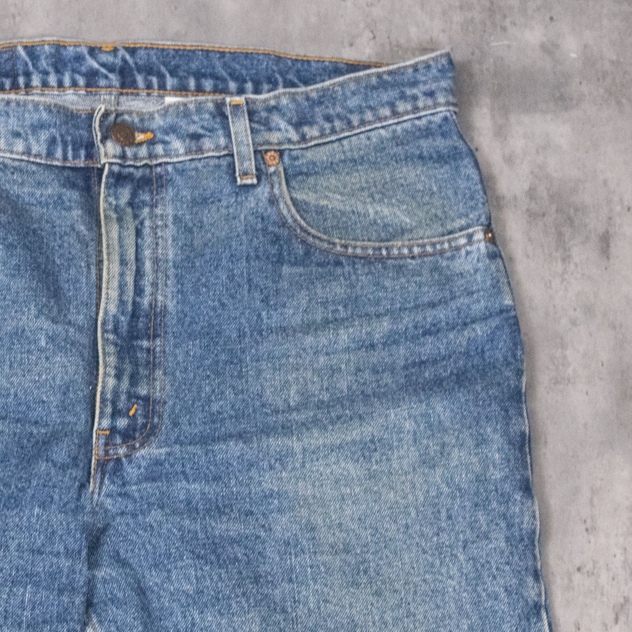 Levi's Vintage Clothing Vintage 1990s Levis 512 Midwash Baggy Relax Fit Denim Pants Size US 34 / EU 50 - 9 Thumbnail