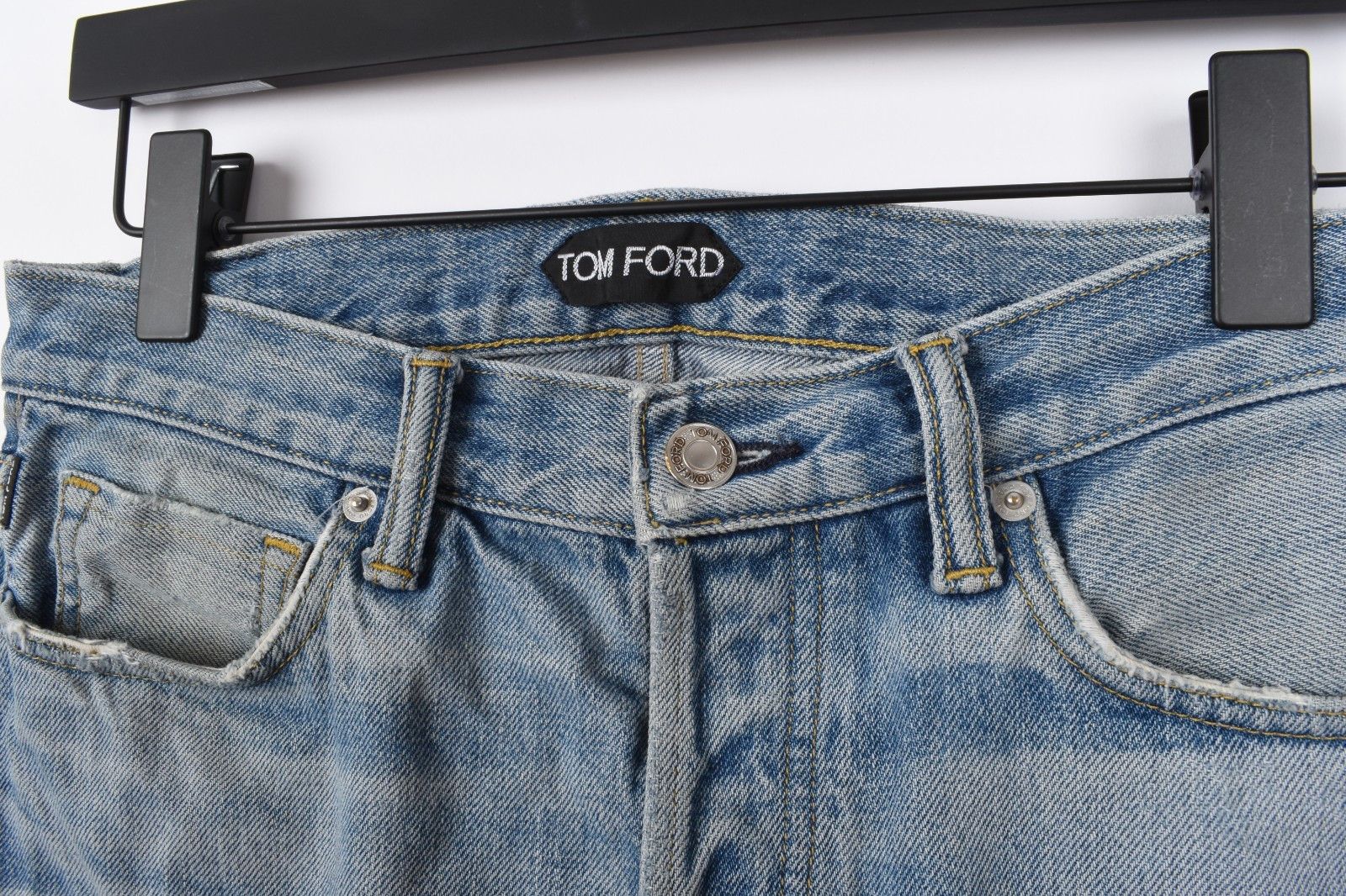 Tom Ford Tom Ford Men Jeans Slim Fit selvedge strong Size 31, S2096 Size US 31 - 5 Thumbnail