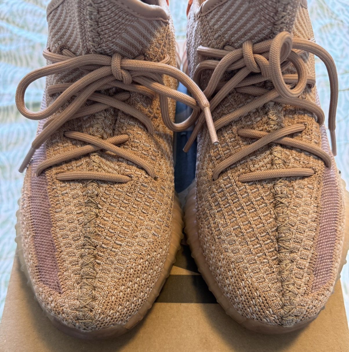 Yeezy Adidas Yeezy Size 8 Boost 350 V2 Clay Men Used EG7490 Size US 8 / EU 41 - 4 Thumbnail