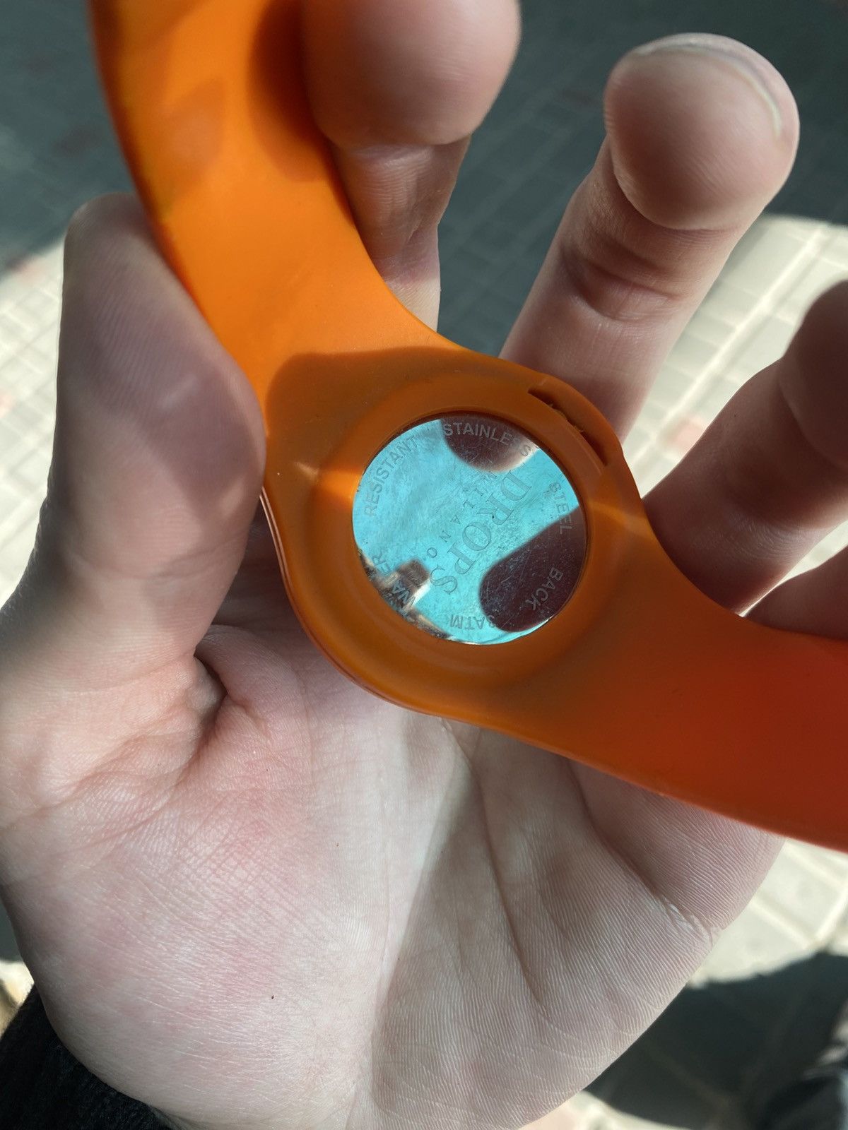 Japanese Brand Drops Milano Archive Orange Watch Retro Futuristic Cyber Y2K Size ONE SIZE - 5 Thumbnail