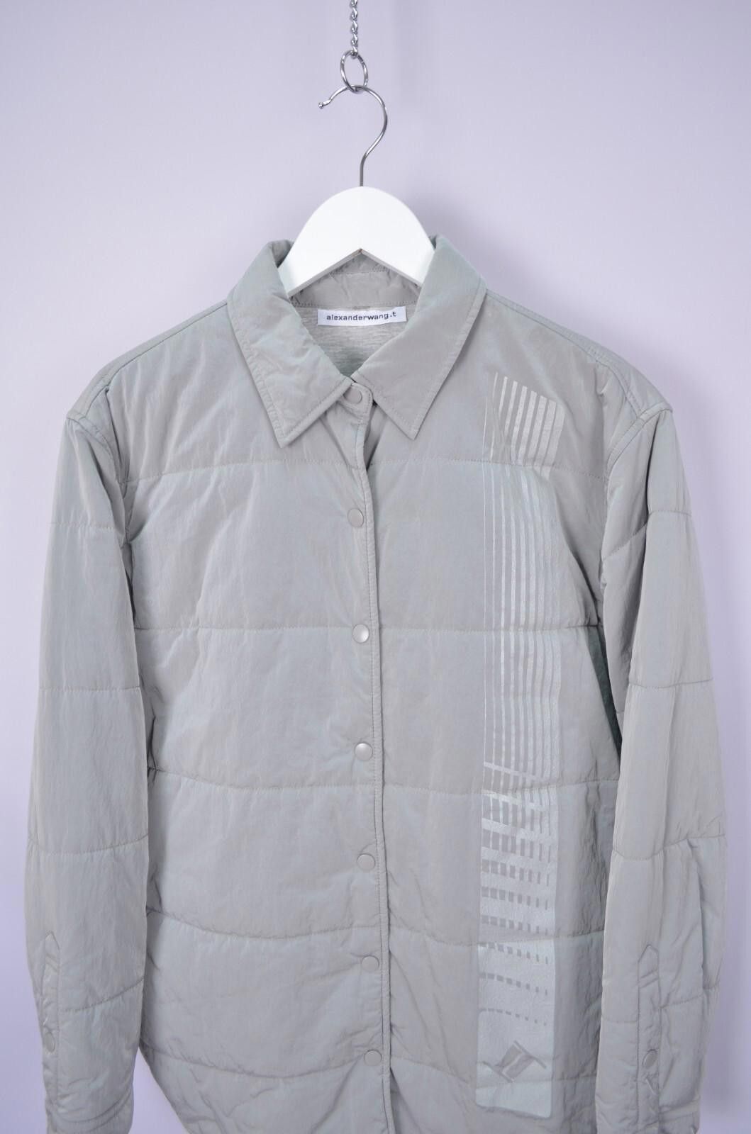 Alexander Wang T By Alexander Wang Reflective Puffer Womens Jacket Size 2/M Size M / US 6-8 / IT 42-44 - 2 Thumbnail