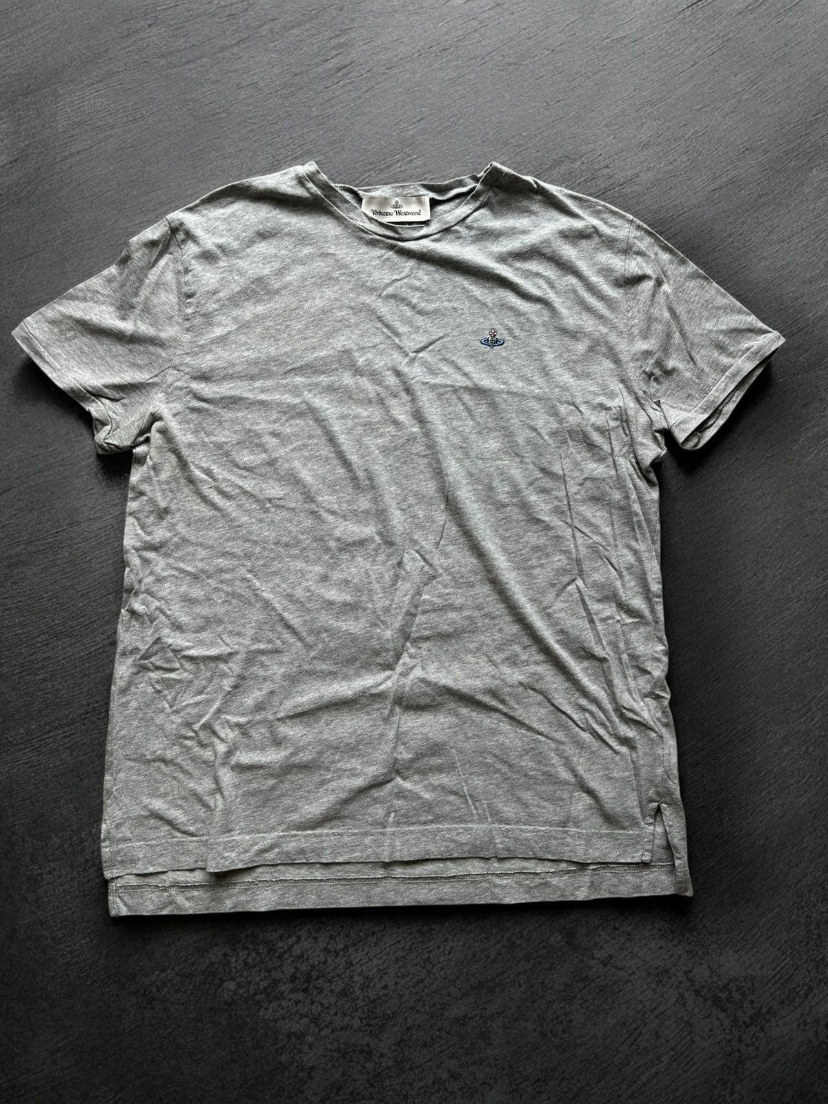Vivienne Westwood Vivienne Westwood T-Shirt Small Logo Y2K Grey Size XL Size US XL / EU 56 / 4 - 1 Thumbnail