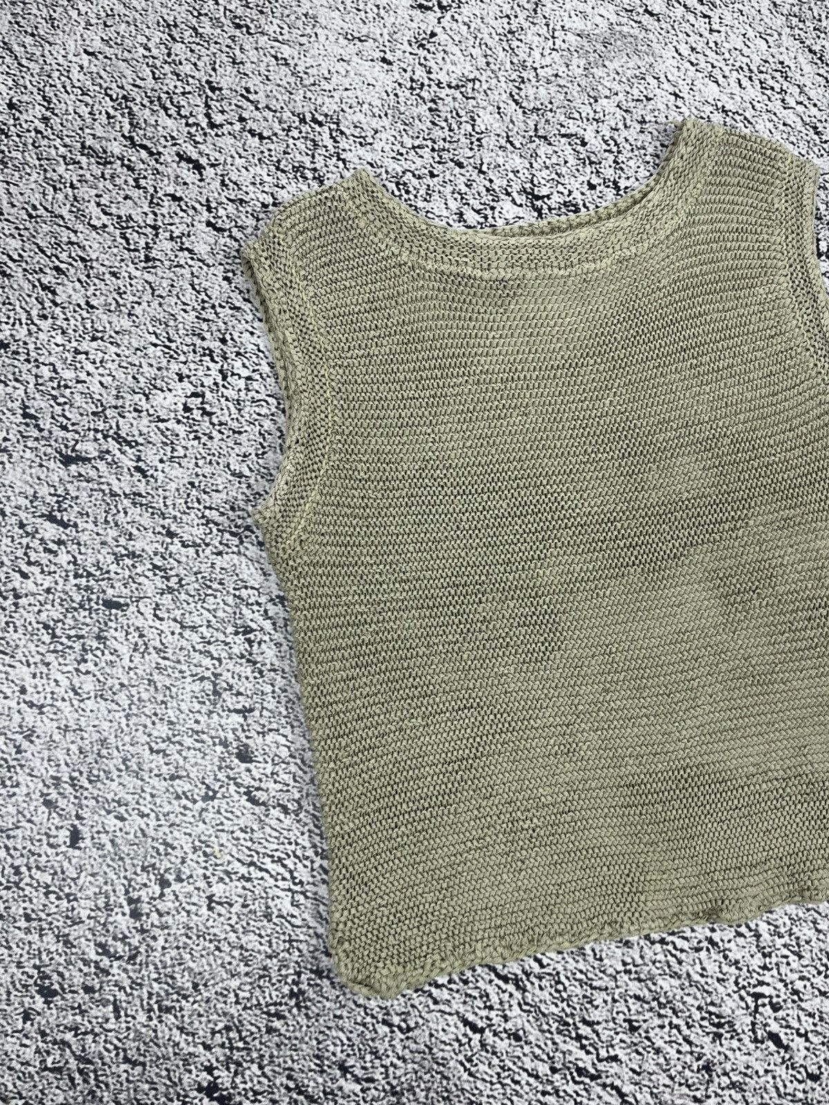Linea Vintage Linea wicker sleeveless tank top vest size M Size M / US 6-8 / IT 42-44 - 2 Thumbnail