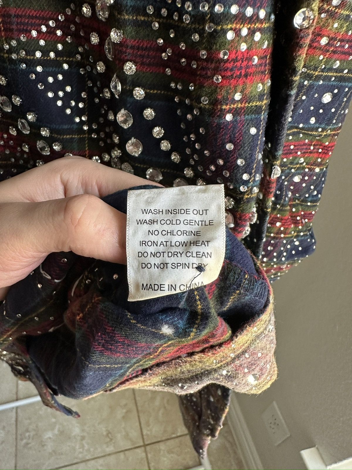 Vale Purple Fever Crystal Flannel Size US M / EU 48-50 / 2 - 5 Thumbnail