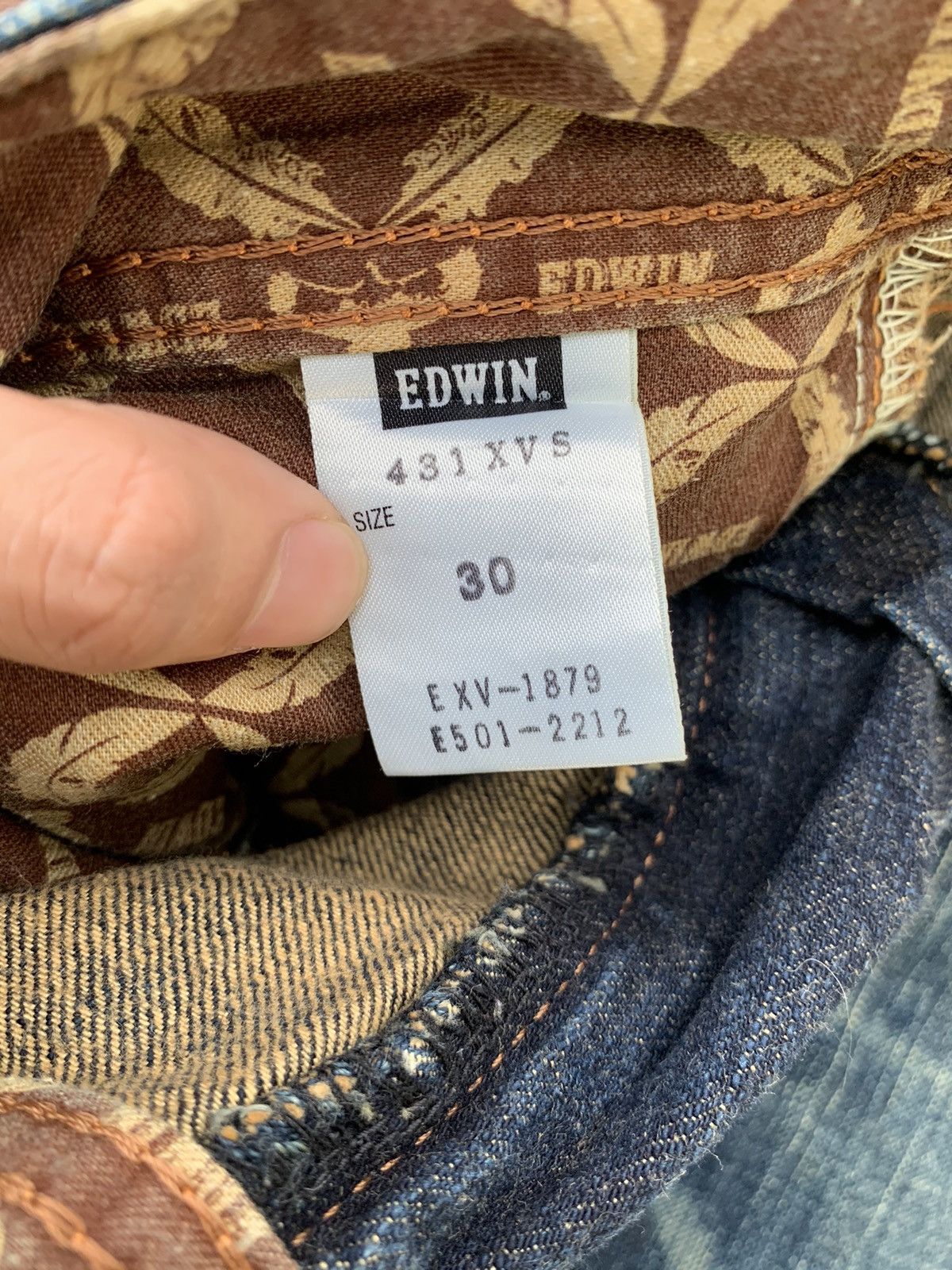 Edwin FLARE💥 EDWIN NAVAJO HIPPIES STYLE RUSTY DISTRESSED DENIM Size US 32 / EU 48 - 19 Thumbnail