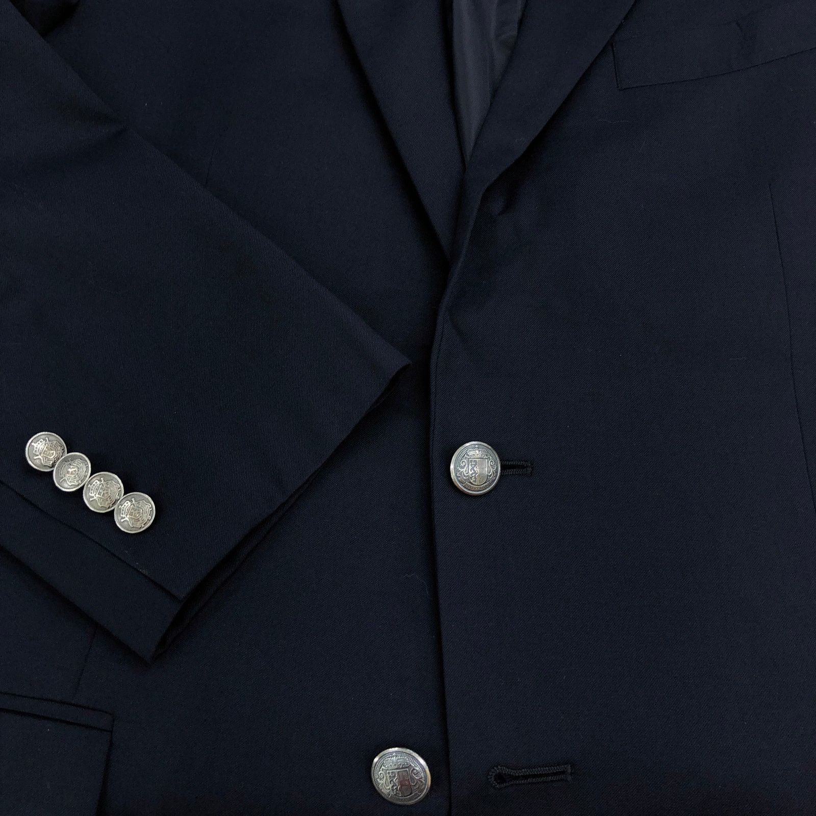 Michael Kors Michael Kors Size 40L Blazer Jacket Navy Blue Gold Button Size 40L - 18 Thumbnail