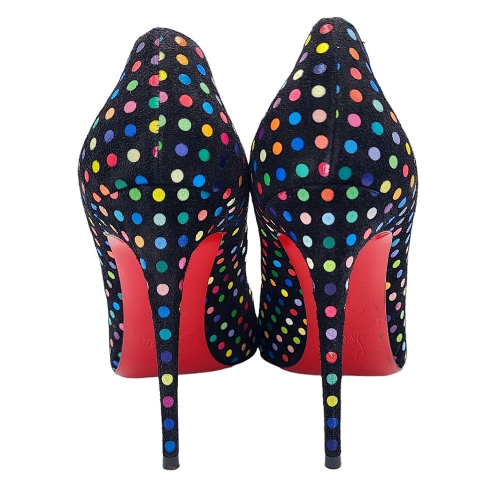 Christian Louboutin Christian Louboutin Hot Chick 100 Polka Dot Pumps Multi 36 Size US 5.5 / IT 35.5 - 9 Thumbnail
