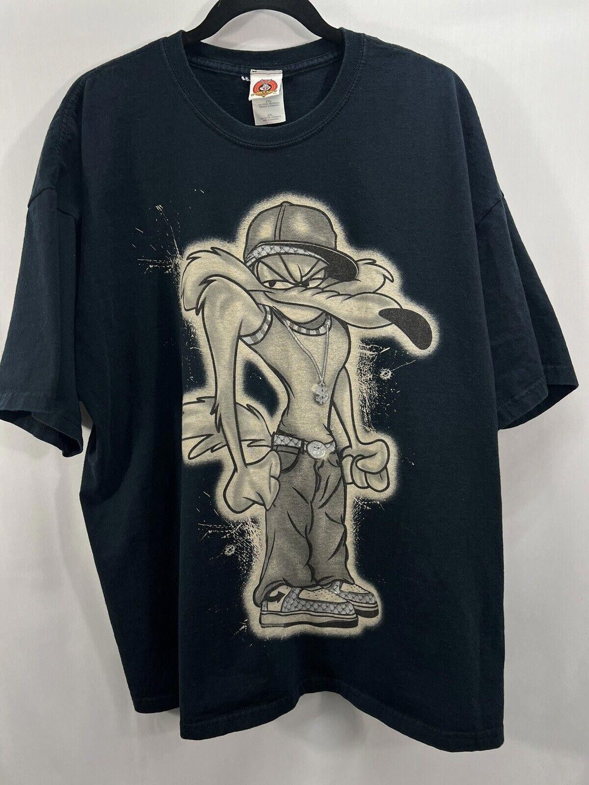 VTG Wile Coyote Looney Tunes Hip Hop Gangsta 2XL,#TG